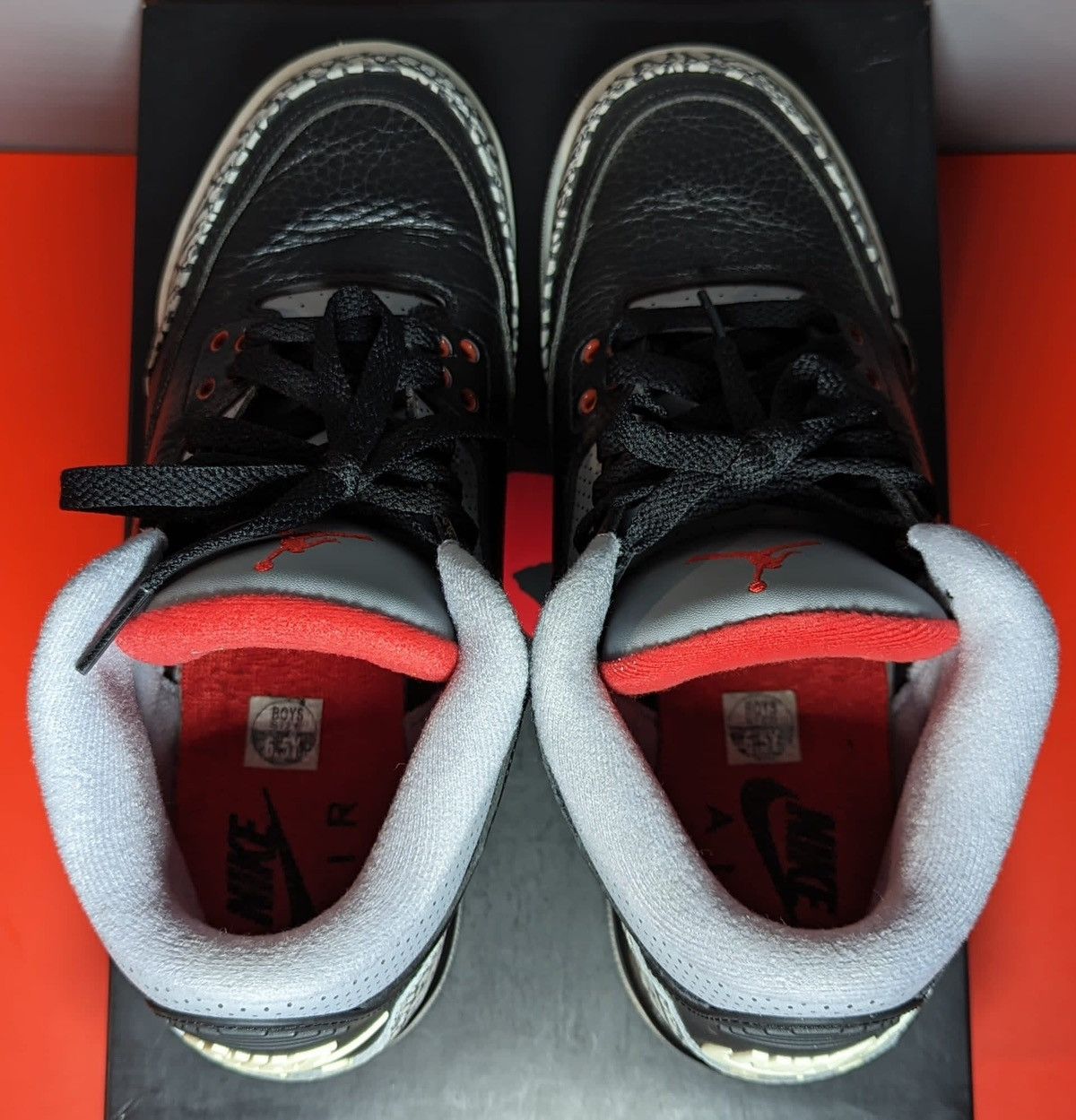 Jordan Brand Size 6.5Y - Jordan 3 Retro Black Cement (GS) Size US 6.5 / EU 39-40 - 5 Thumbnail