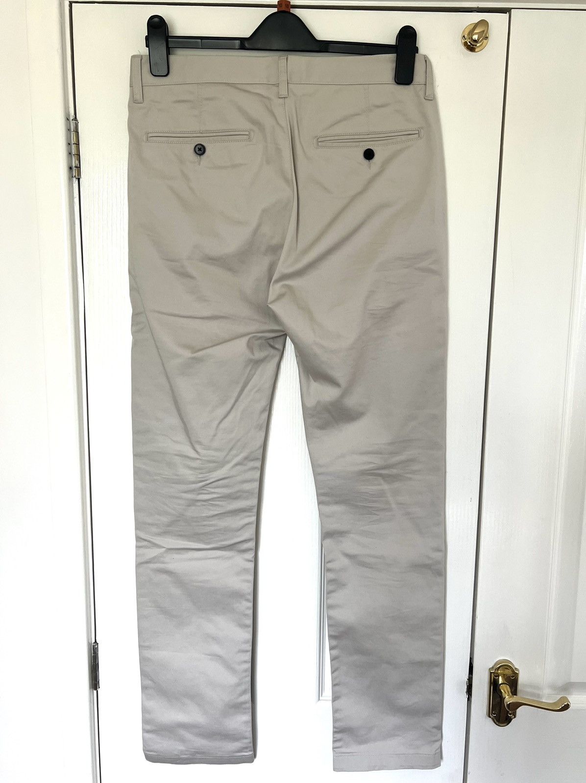 Acne Studios Acne Studios Roc Satin Cream Ivory Cream Chinos Thom Yorke Size US 30 / EU 46 - 3 Thumbnail