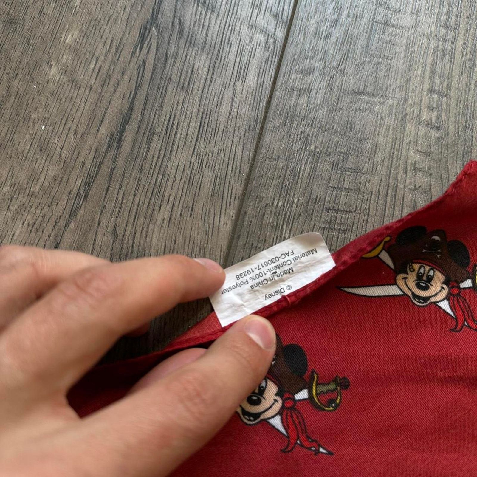 Disney Disney Pirates of The Caribbean Mickey Mouse Neck Scarf Size ONE SIZE - 8 Thumbnail