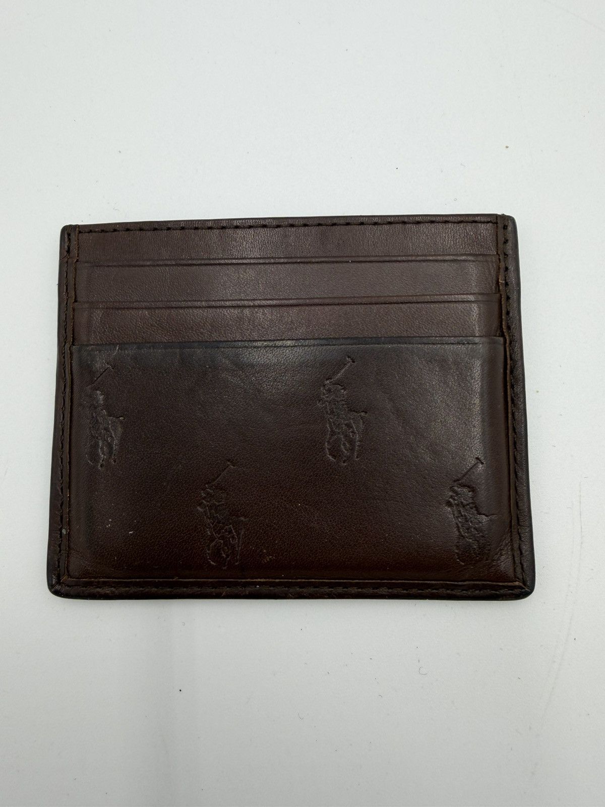 Polo Ralph Lauren Leather Embossed Polo Logo Carholder Size ONE SIZE - 2 Thumbnail