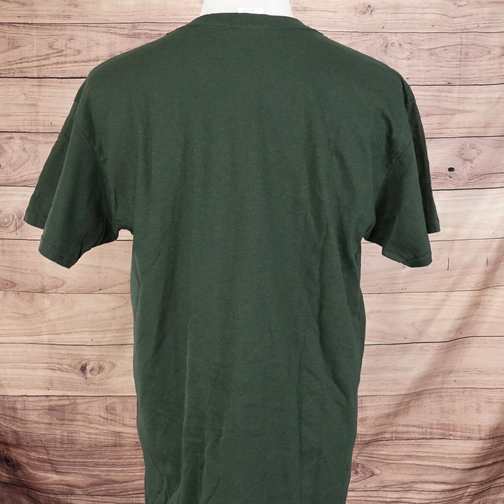 Gildan VINTAGE Unisex Cotton T-Shirt Size Large Green Italy Italy Wine Walk St Louis MO 90s Size US L / EU 52-54 / 3 - 3 Thumbnail