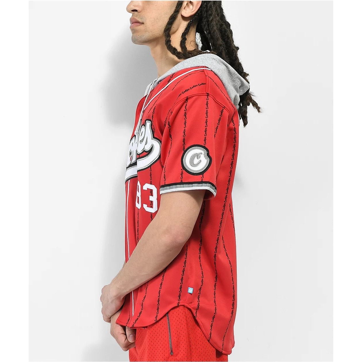 Cookies Cookies SF Clothing Embroidered Hooded Baseball Jersey Shirt Size US XXL / EU 58 / 5 - 6 Thumbnail