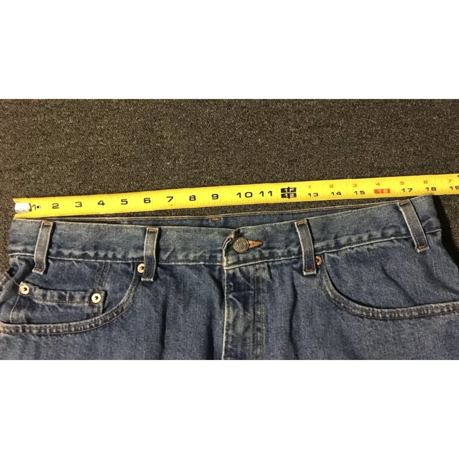 Levi's VINTAGE Levi’s 550 Jean Shorts 90s 34 36 Blue Denim Men USA Sailing Nautical Grunge Rock Outdoor Casual Retro Casual Denim Shorts Mens Size US 34 / EU 50 - 5 Thumbnail