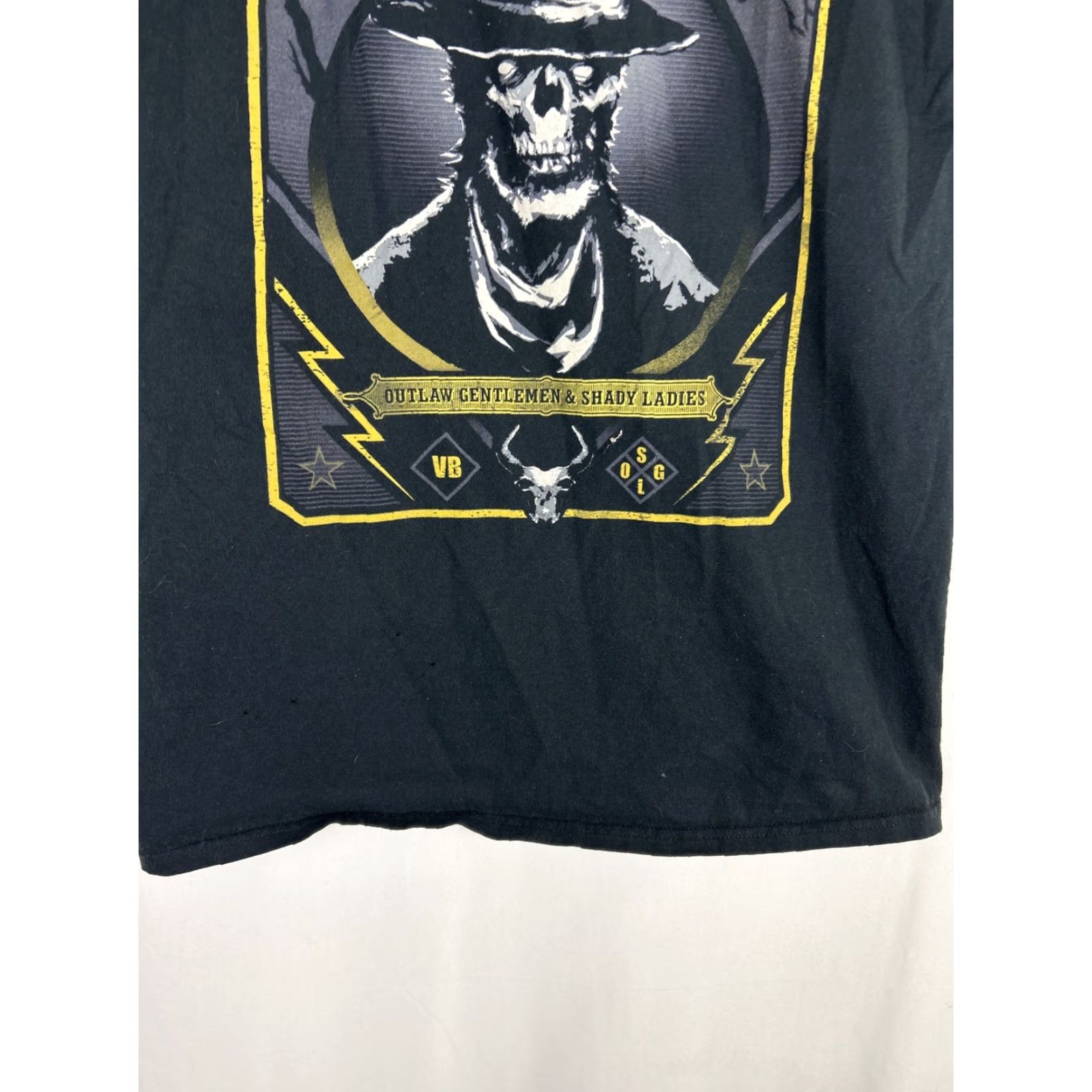 Hanes VINTAGE Volbeat Hanes T-Shirt Womens Medium Black Short Sleeve Size M / US 6-8 / IT 42-44 - 6 Thumbnail