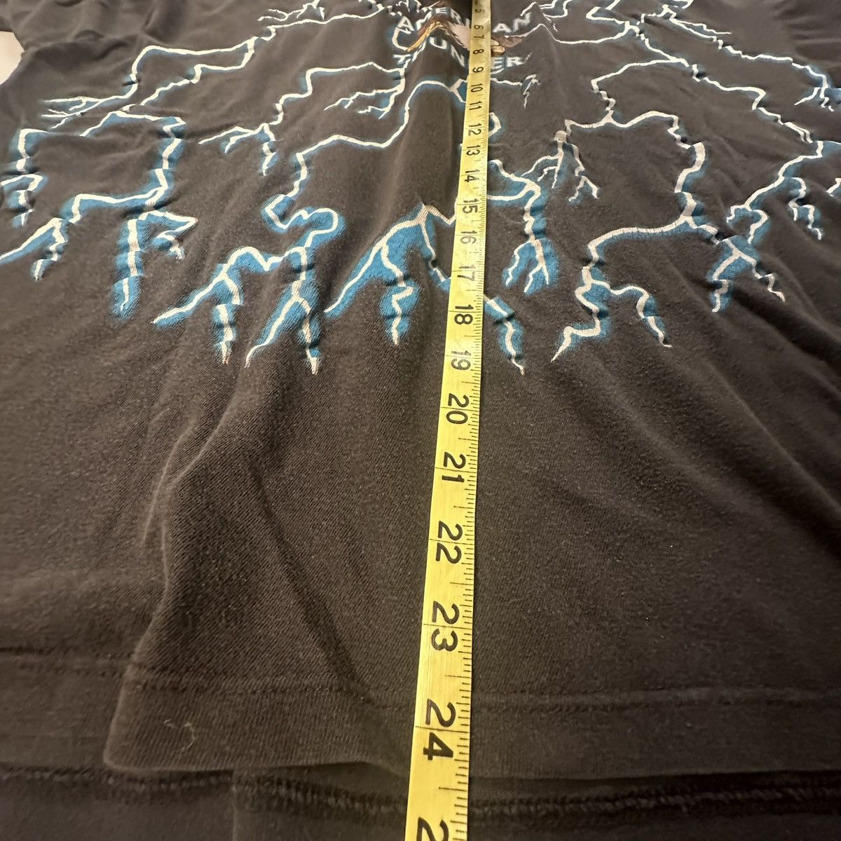 Vintage Vintage 90s American Thunder Tiger Lightning t-shirt Size US XL / EU 56 / 4 - 10 Thumbnail