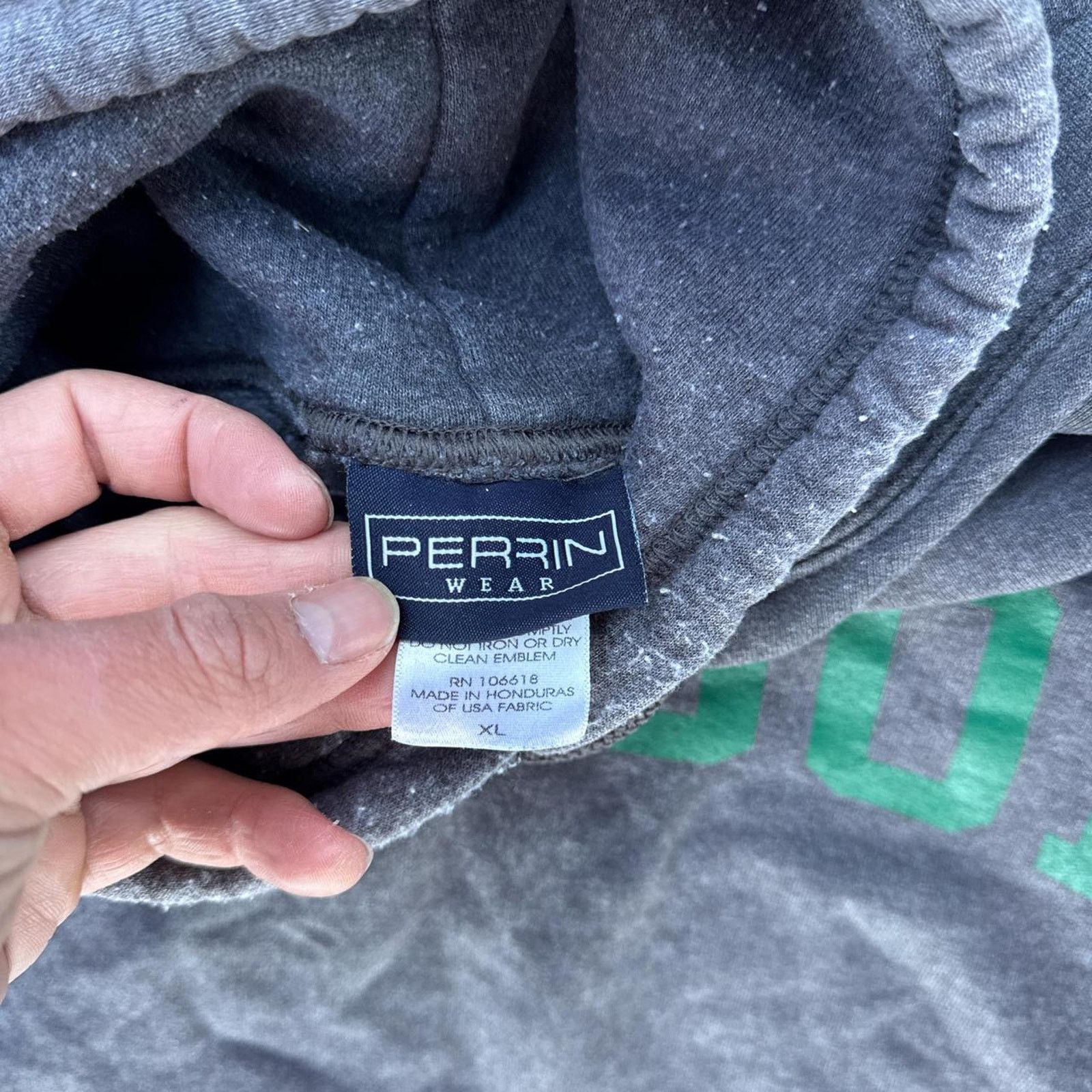 Perrin University of Oregon Gray Hoodie – Size XL Size US XL / EU 56 / 4 - 3 Thumbnail