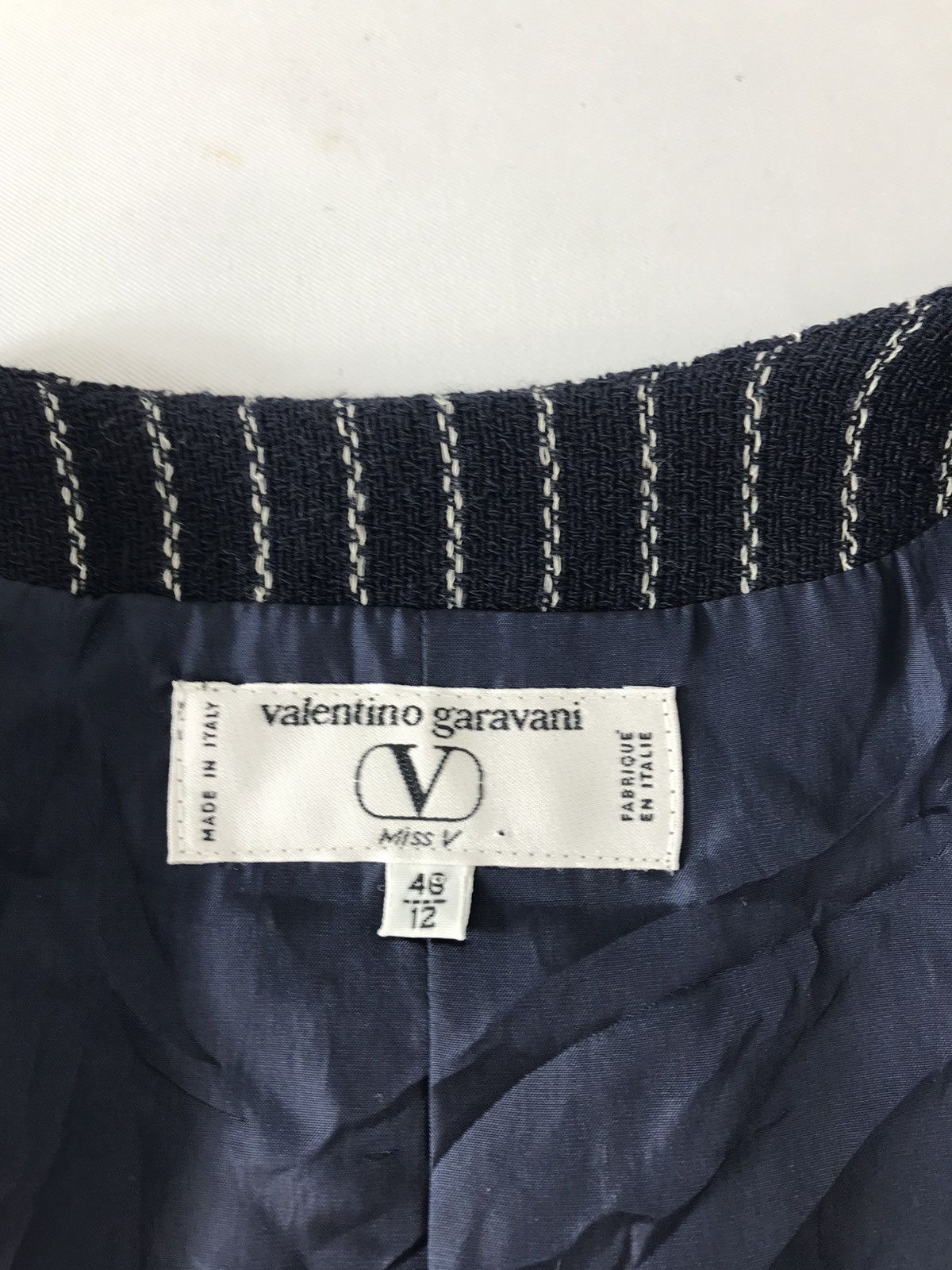 Valentino Valentino Garavani Pinstripe Double Breasted Blazer Coat Size M / US 6-8 / IT 42-44 - 7 Thumbnail