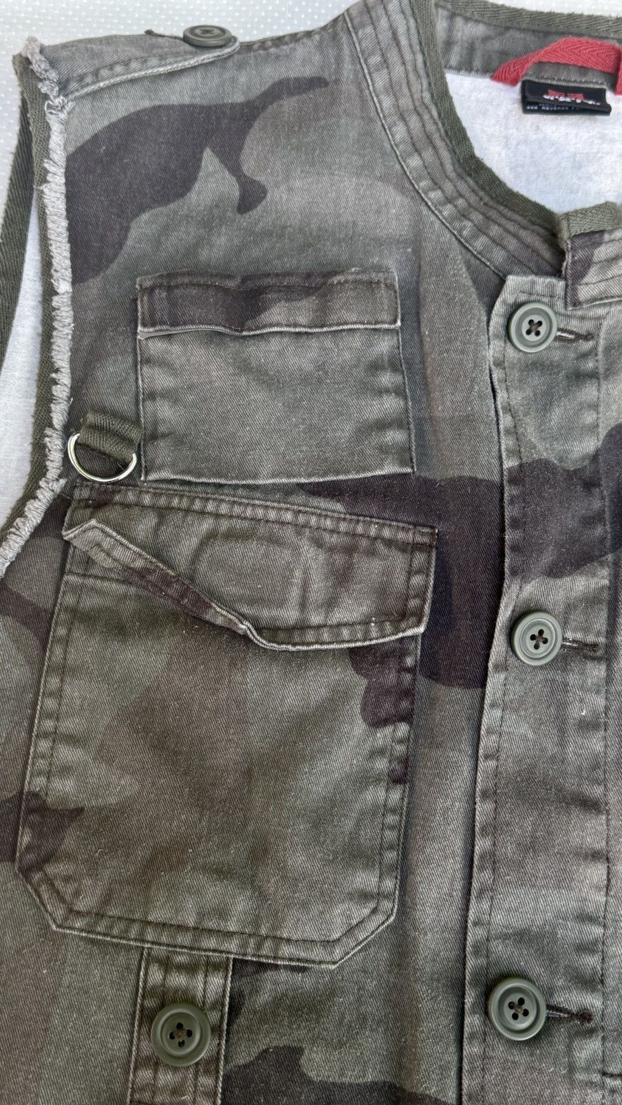 Other Archive Emergency Exit Y2K Tactical Utility Camo Vest Size US XXS / EU 40 - 8 Thumbnail