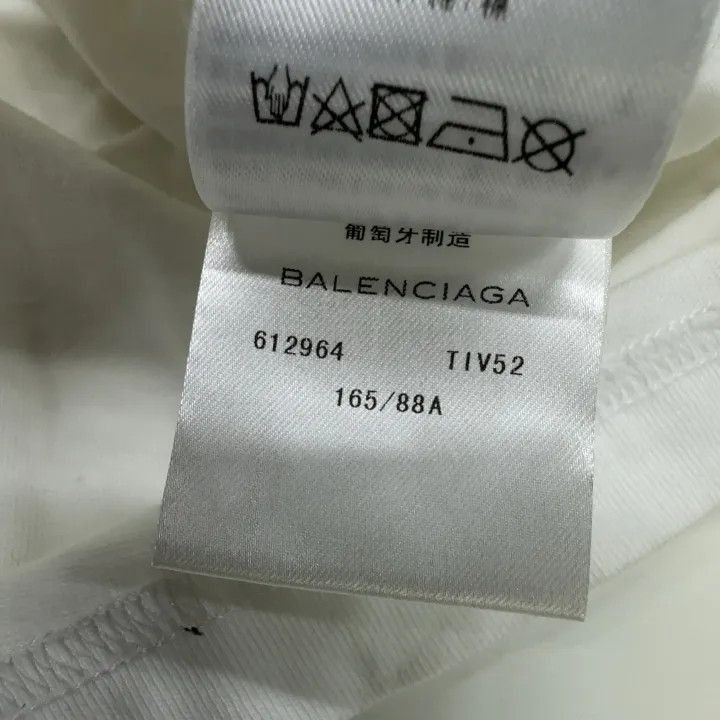 Balenciaga Balenciaga Wave Stripe Vintage Fitted T-Shirt 0079-2507 Size M / US 6-8 / IT 42-44 - 6 Thumbnail