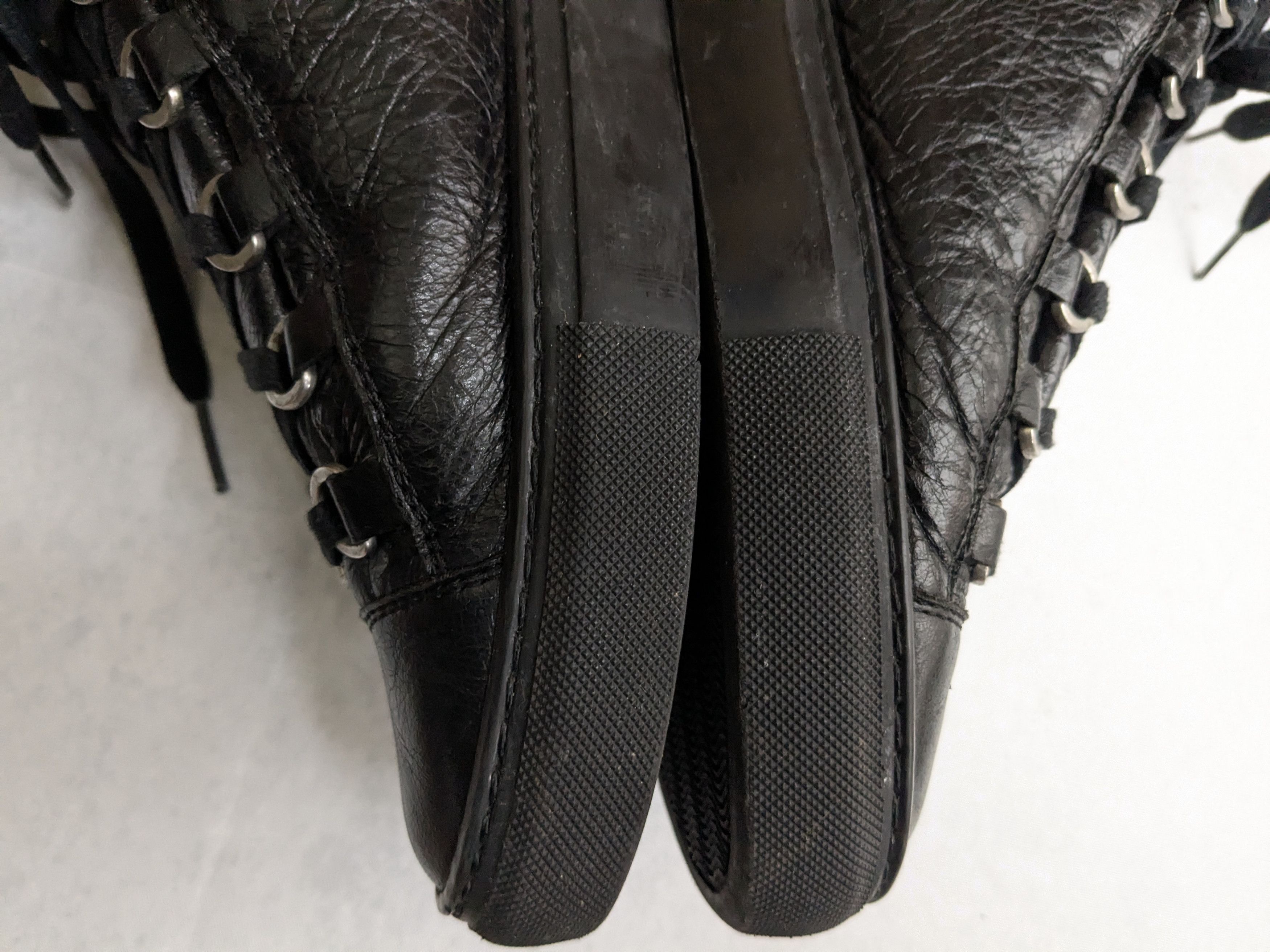 Balenciaga Balenciaga Arena Sneakers Black 10 Leather High Tops Size US 10 / EU 43 - 10 Thumbnail