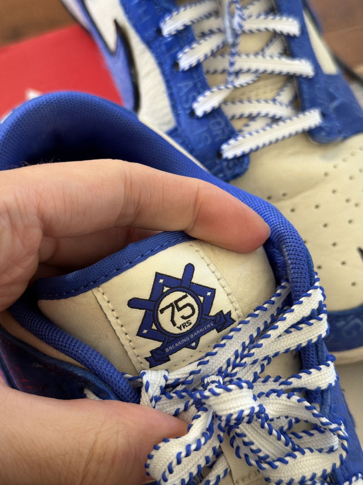 Nike Jackie robinson nike dunk Size US 10 / EU 43 - 7 Thumbnail