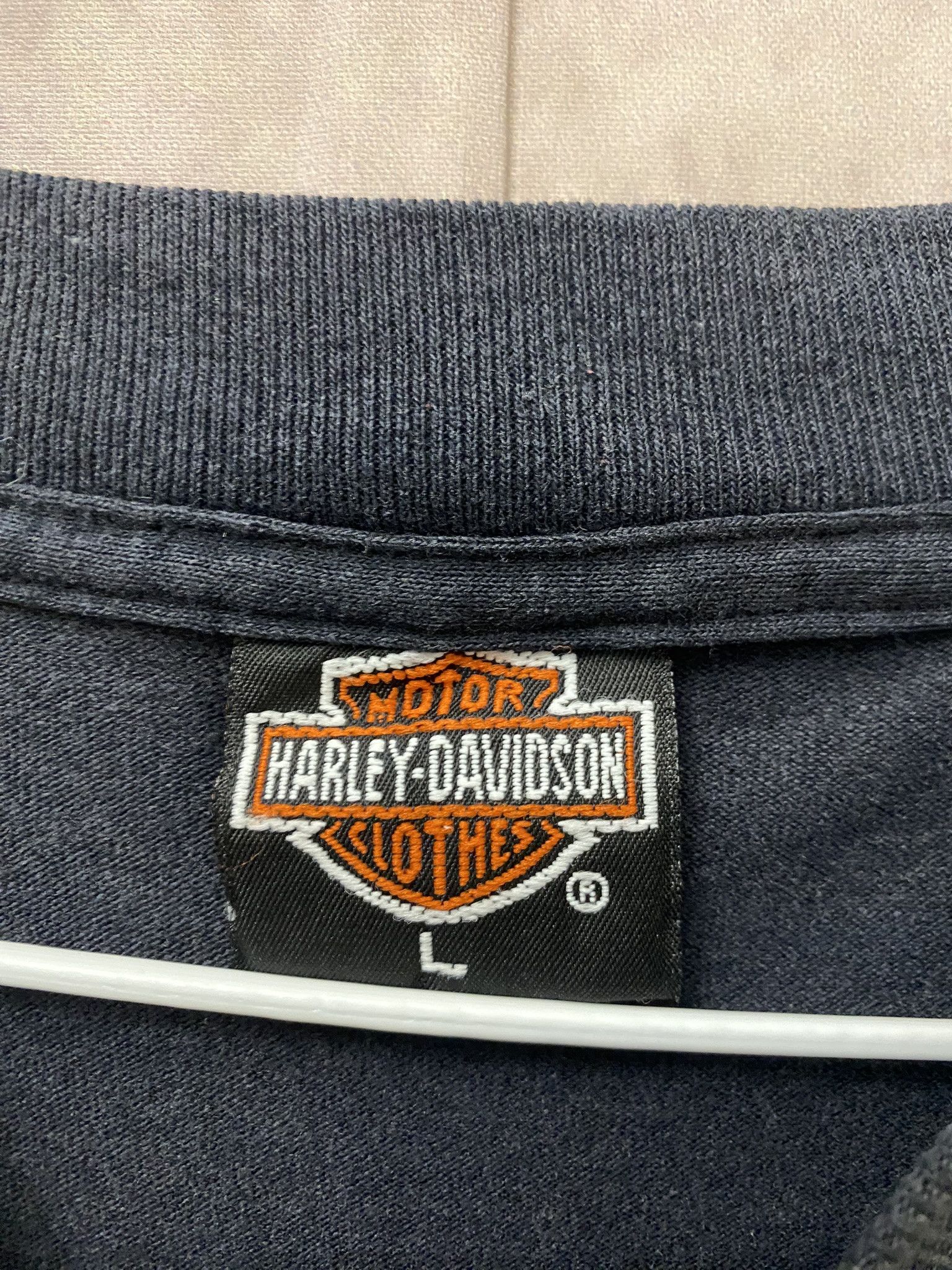 Band Tees × Harley Davidson × Vintage 1992 Harley Davidson 3D Emblem Vintage T-Shirt Size US L / EU 52-54 / 3 - 4 Thumbnail