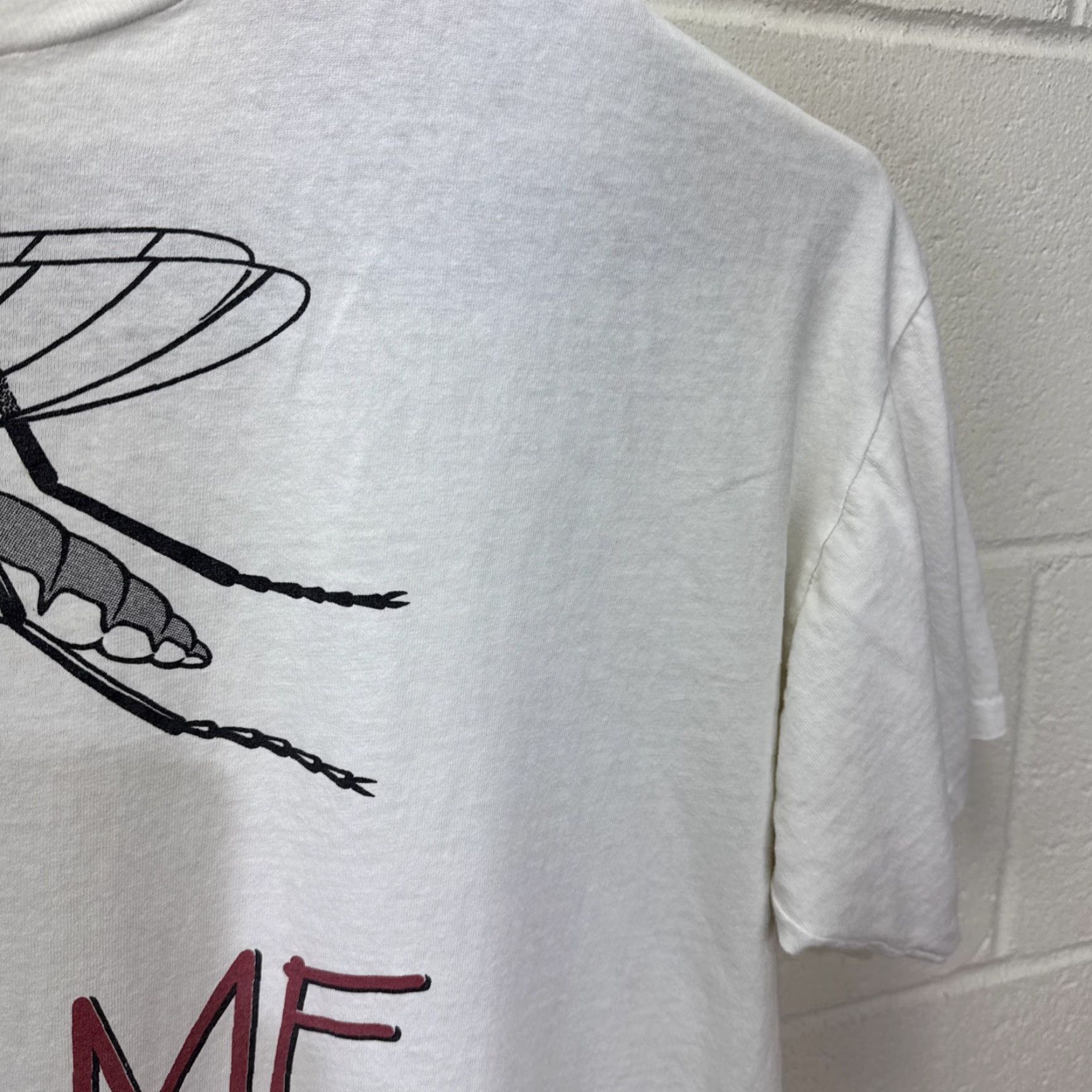 Vintage VINTAGE Eagle Products Men’s T-Shirt 2XL White 90s Mosquito Travel Souvenir Arkansas Size US XXL / EU 58 / 5 - 6 Thumbnail