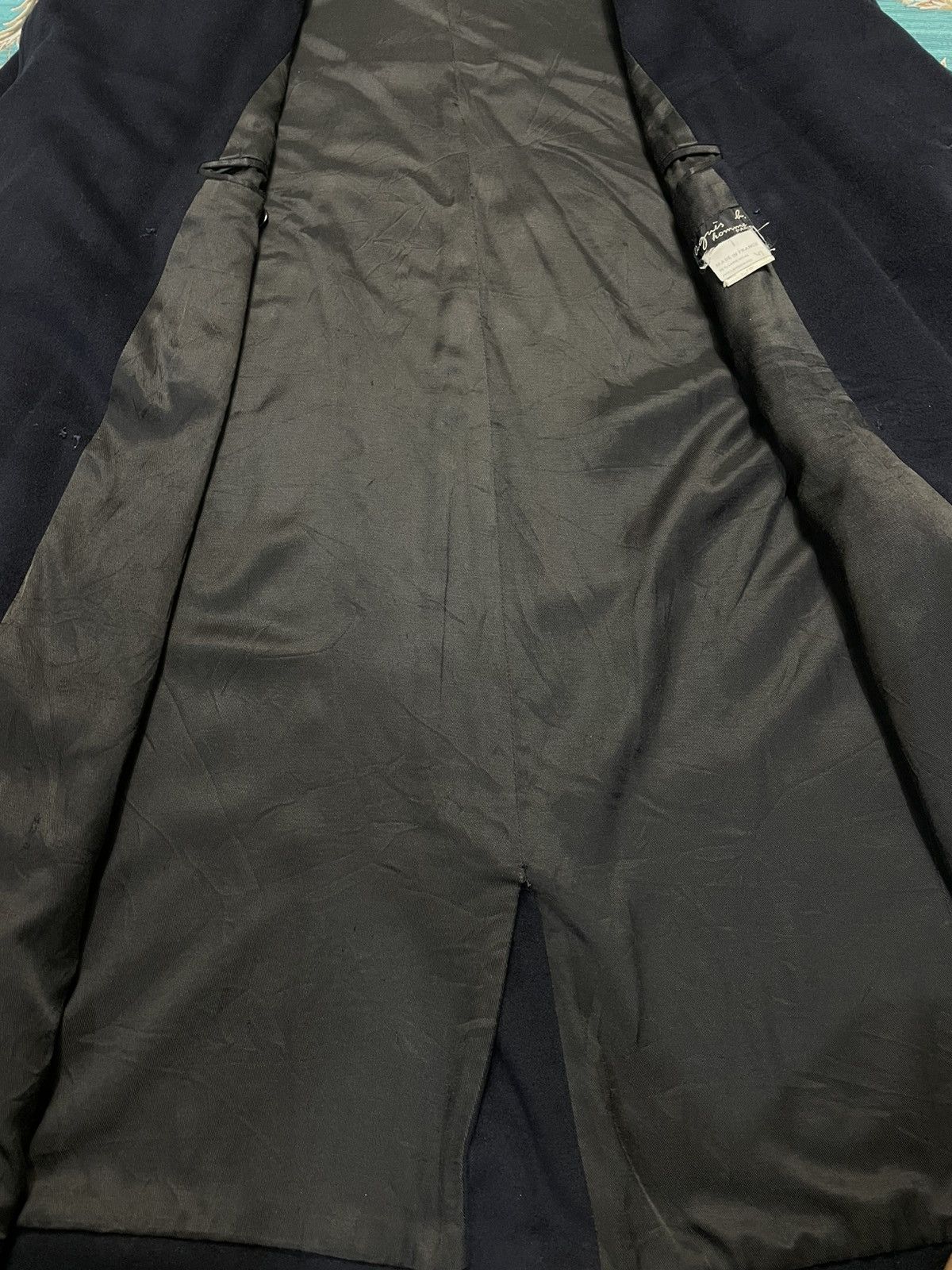 agnes b. Agnes B. Homme Double Breasted Wool/Cashmere Long Coat Size US L / EU 52-54 / 3 - 4 Thumbnail