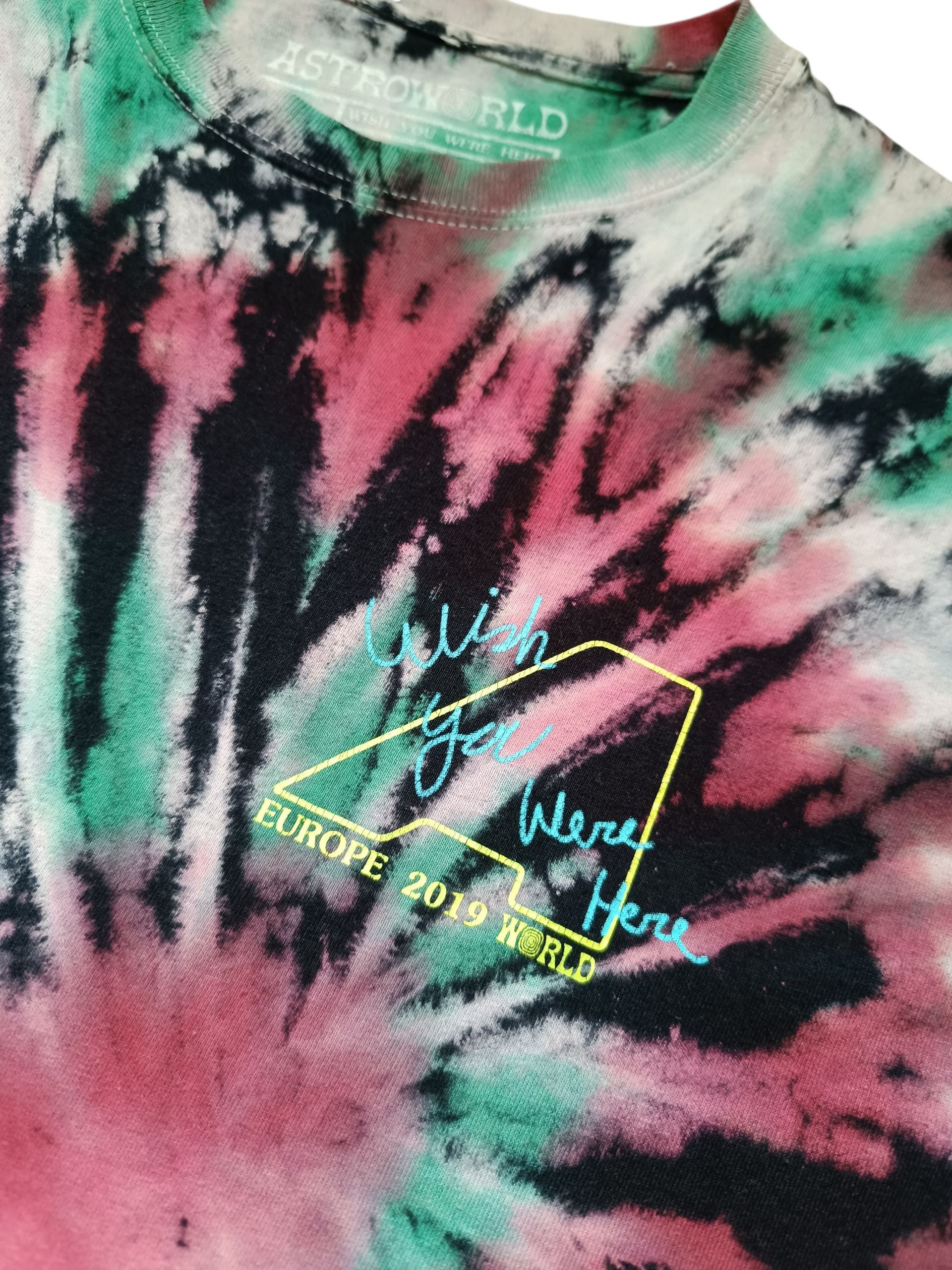 Travis Scott Astroworld Skeleton Merch T-shirt Size US XL / EU 56 / 4 - 4 Thumbnail