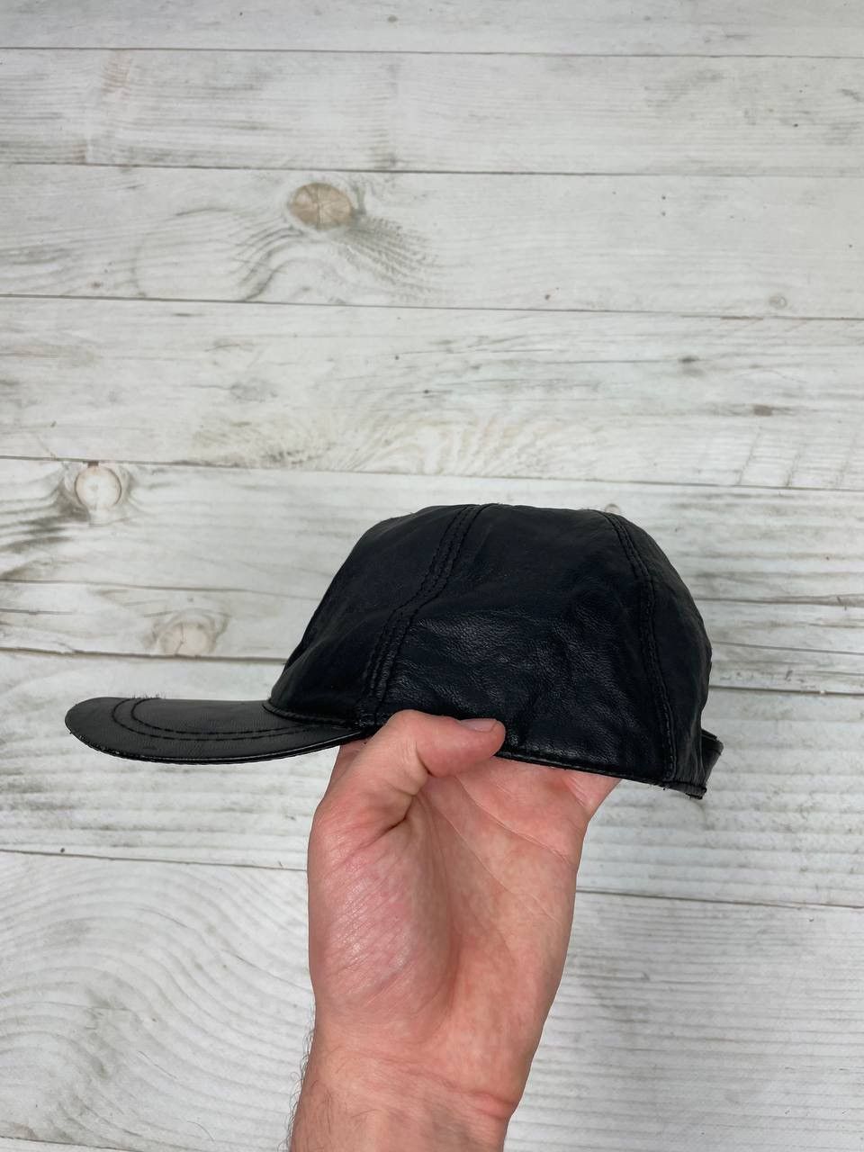 BMW Vintage BMW Leather Cap Hat Big logo 90s Racing Nascar Size ONE SIZE - 4 Thumbnail
