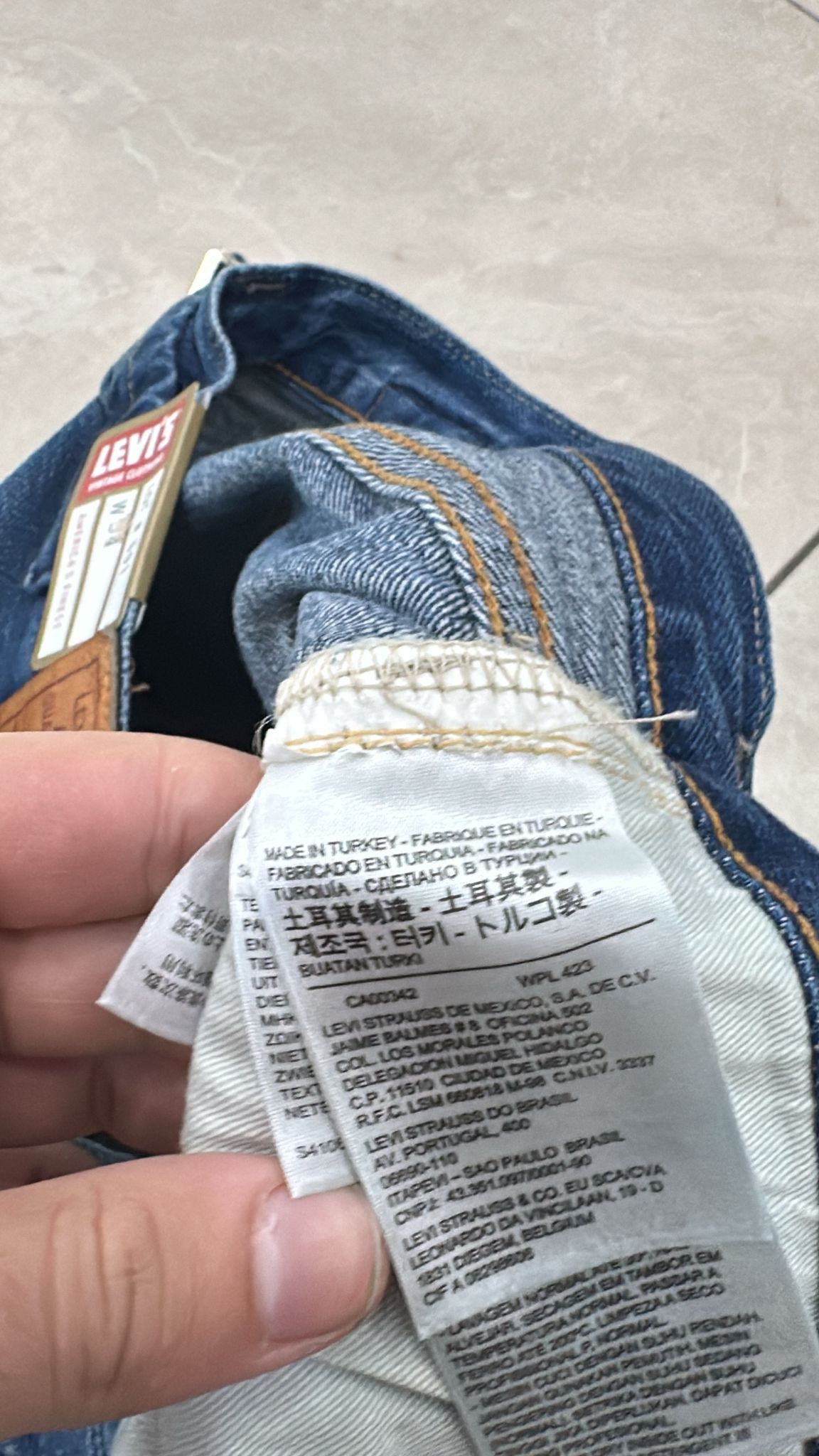 Levi's Vintage Clothing LVC Levi's Vintage Clothing 1937 501XX BigE Selvedge Jeans Size US 34 / EU 50 - 8 Thumbnail