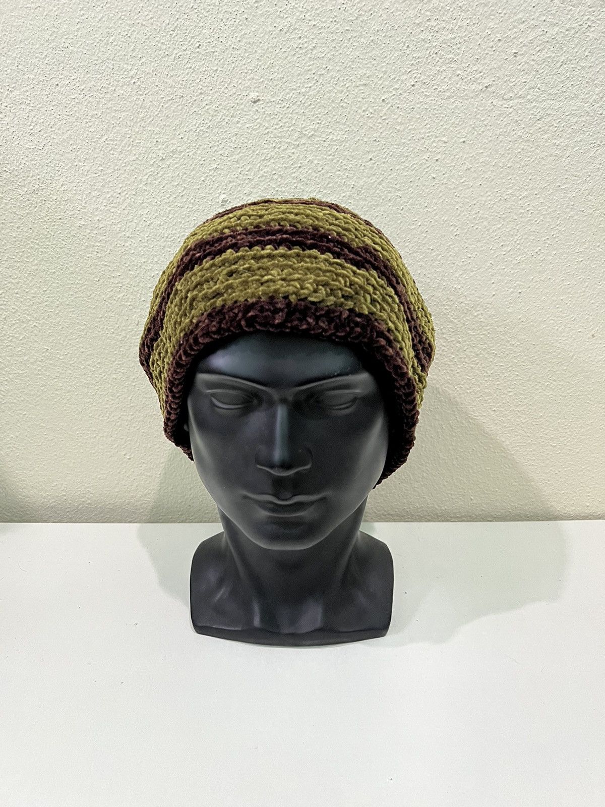 Japanese Brand Japanese Brand Handmade Knitted Beanie Hats Size ONE SIZE - 2 Thumbnail