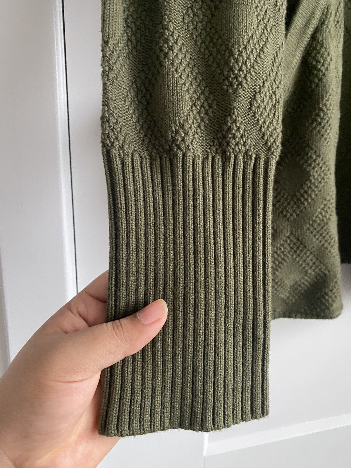 Other Market & Spruce Antoine Cotton J Pocket Cardigan Olive Green Size XXL / US 16-18 / IT 52-54 - 11 Thumbnail