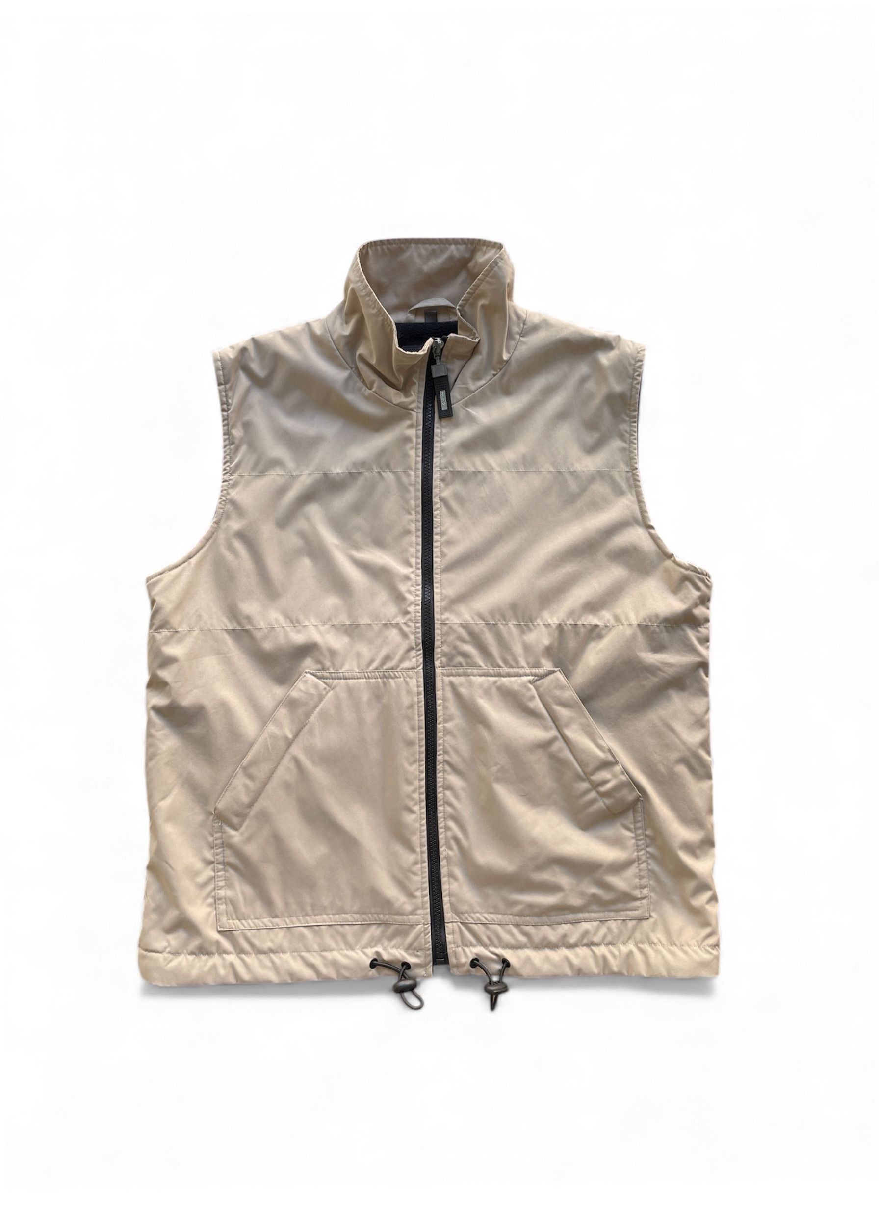 Vintage Vintage casual gilet vest jacket + adjustable drawstring hem Size US M / EU 48-50 / 2 - 1 Thumbnail