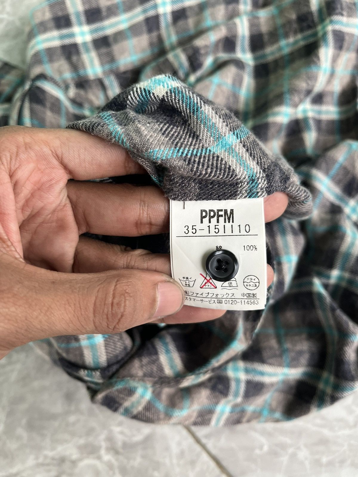 PPFM PPFM Japanese Brand Button Shirt Size US M / EU 48-50 / 2 - 6 Thumbnail