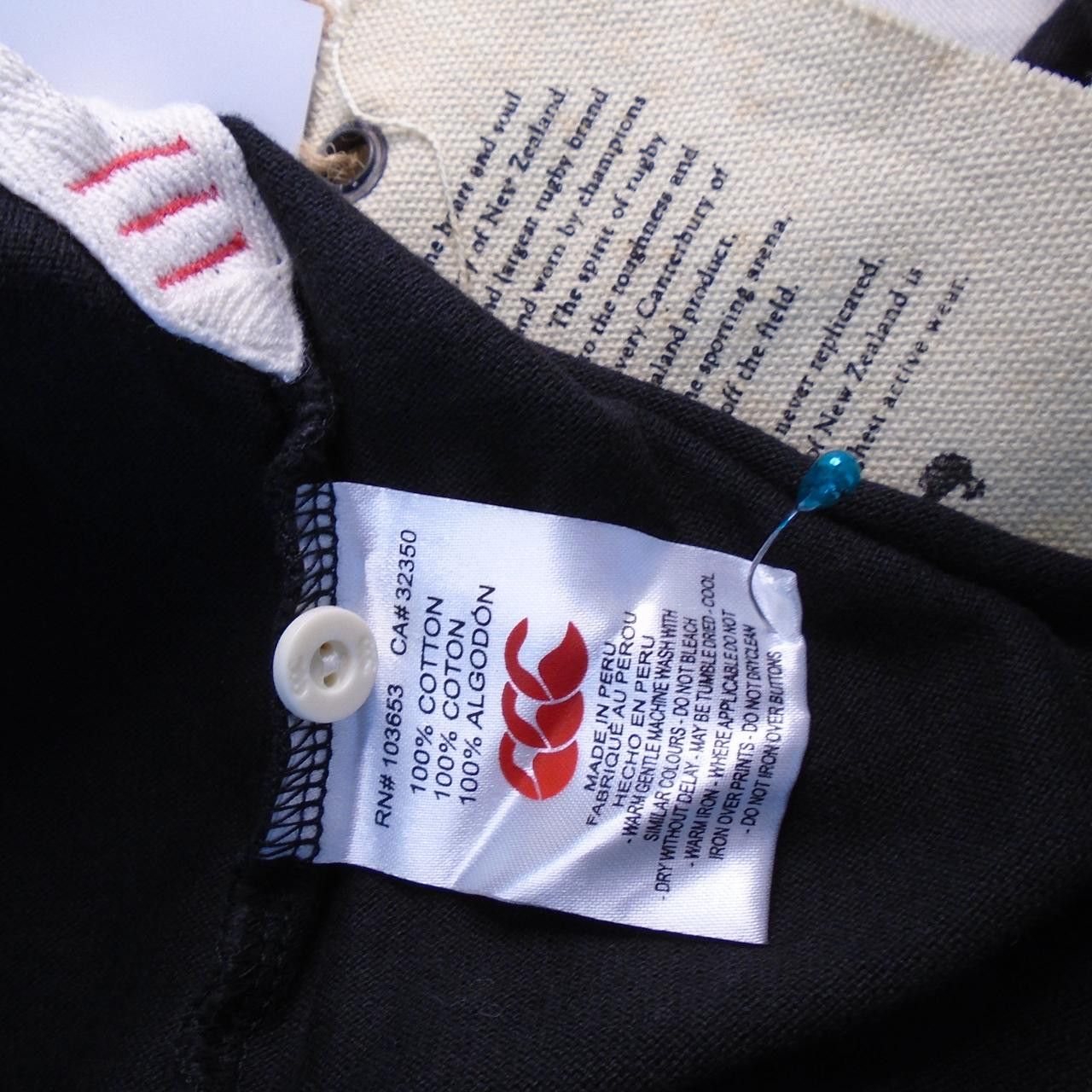 Vintage Men's Polo Canterbery . Black. S. New with tags Size US S / EU 44-46 / 1 - 12 Thumbnail