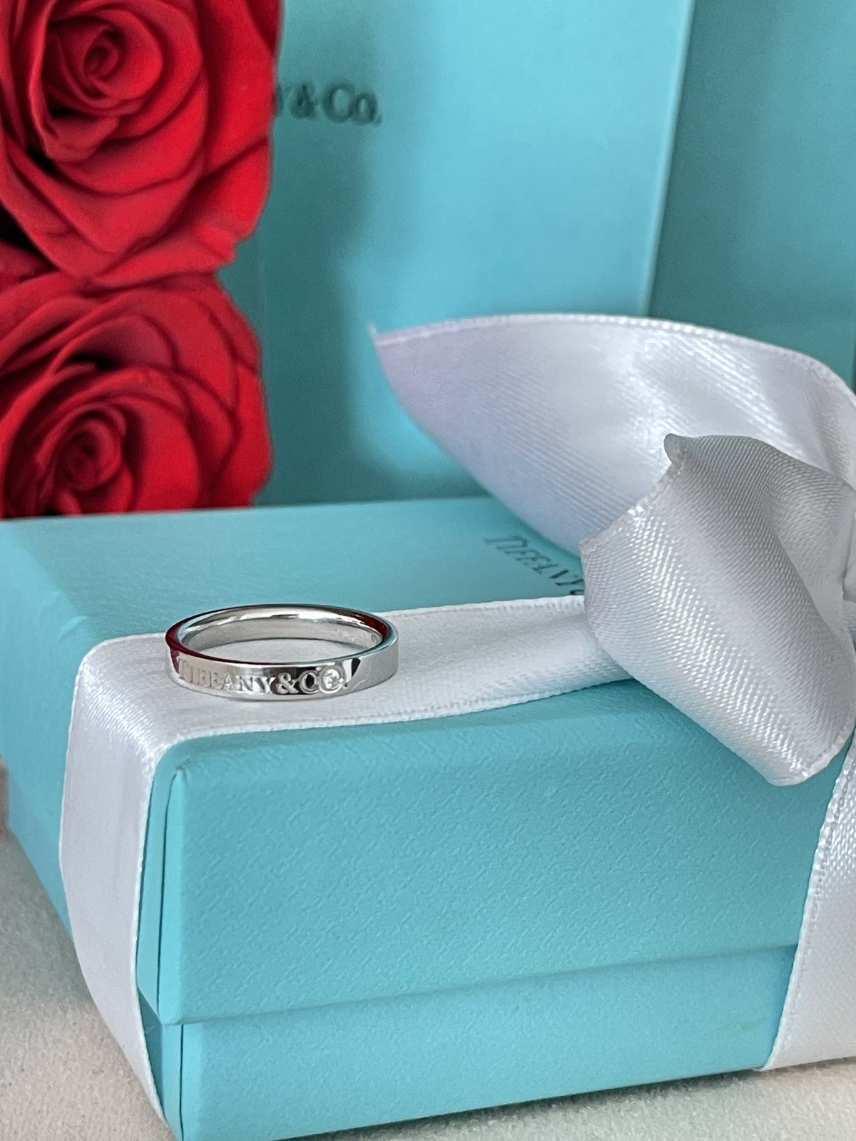 Tiffany & Co. Tiffany & Co. Band Ring in Platinum Diamond 5.5 NEW $2,400 Size ONE SIZE - 7 Thumbnail