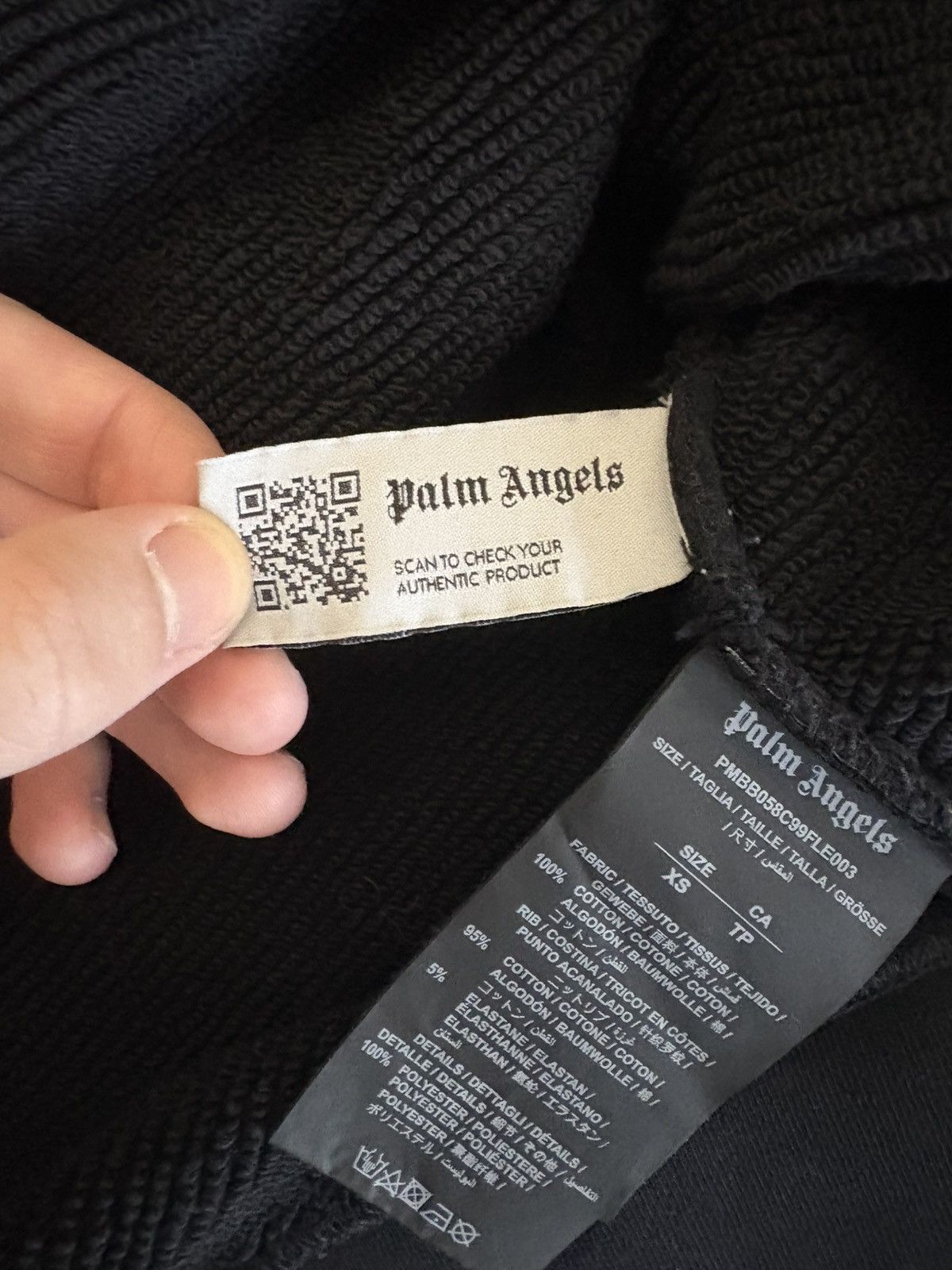 Palm Angels Palm Angels Curved Logo Hoodie Size XS Excellent Condition Size US XS / EU 42 / 0 - 11 Thumbnail