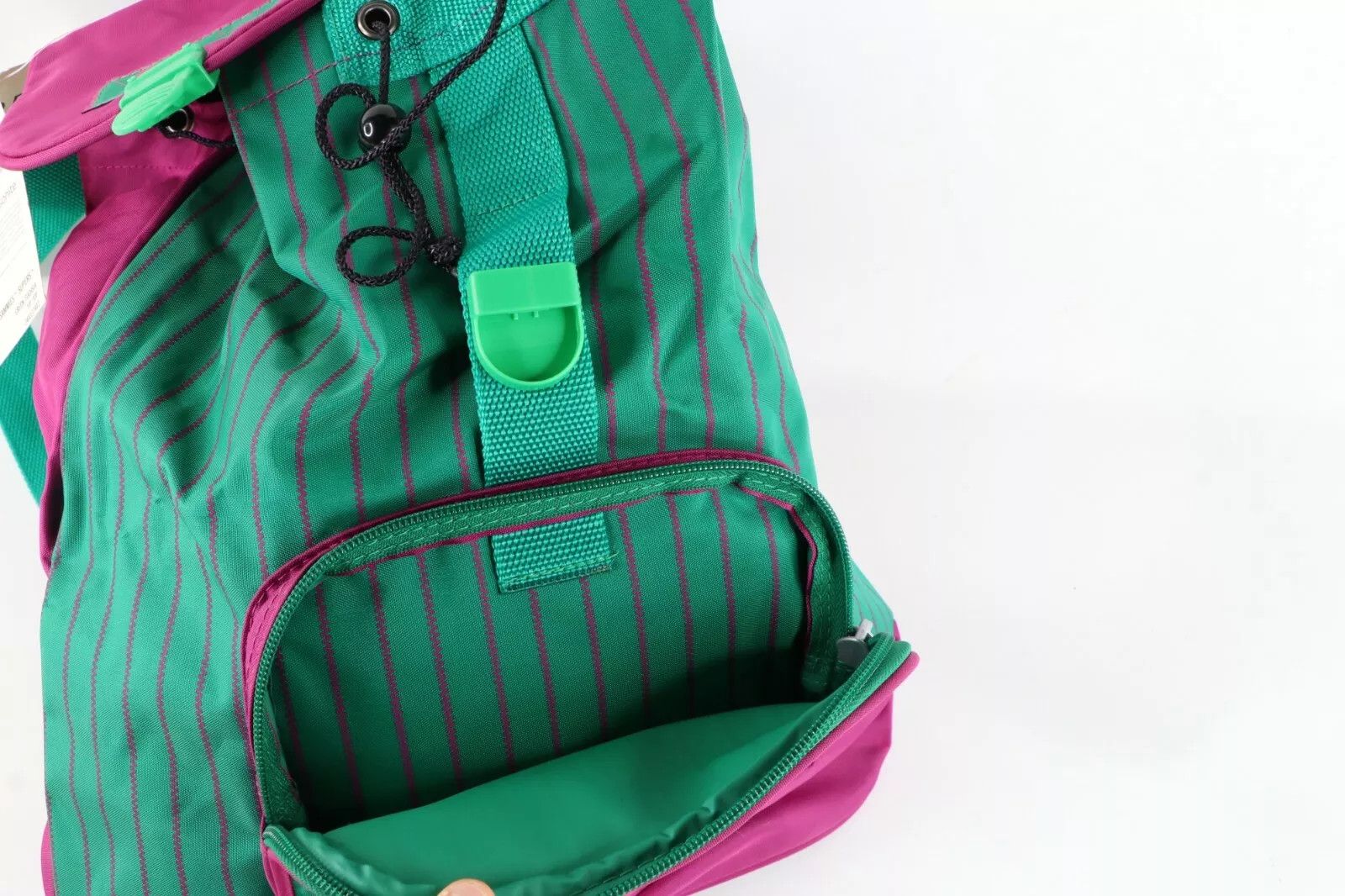 Samsonite × Vintage NOS Vintage 90s Samsonite Sammies Spell Out Striped Backpack Size ONE SIZE - 3 Thumbnail