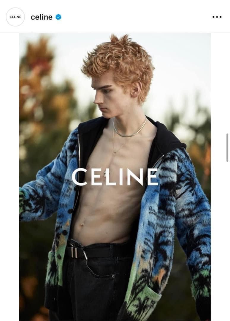 Celine $2.3k SS23 Celine 1 of 1 sample jaquard sunset cardigan Hedi Size US M / EU 48-50 / 2 - 13 Thumbnail