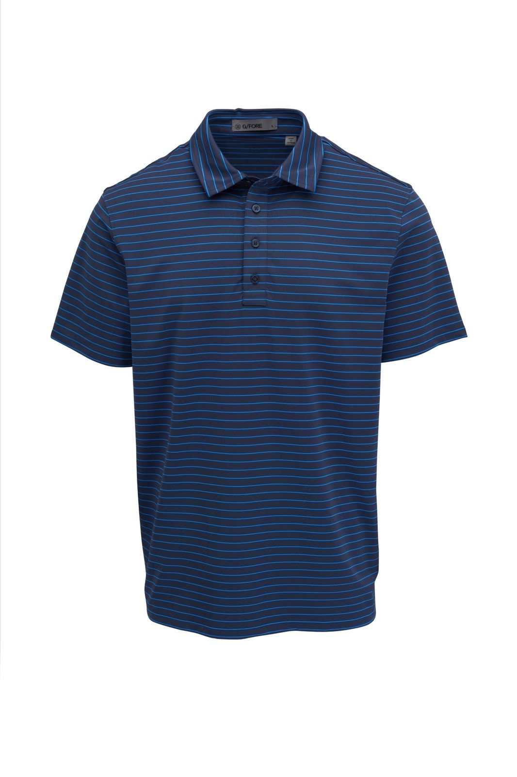 G/FORE G/Fore Pencil Stripe Pique Golf Polo Twilight Blue Wicking Size US XXL / EU 58 / 5 - 1 Thumbnail