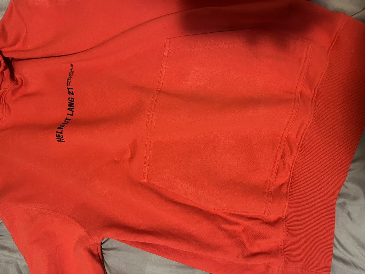 Helmut Lang Red helmut Lung hoodie Size US S / EU 44-46 / 1 - 3 Thumbnail