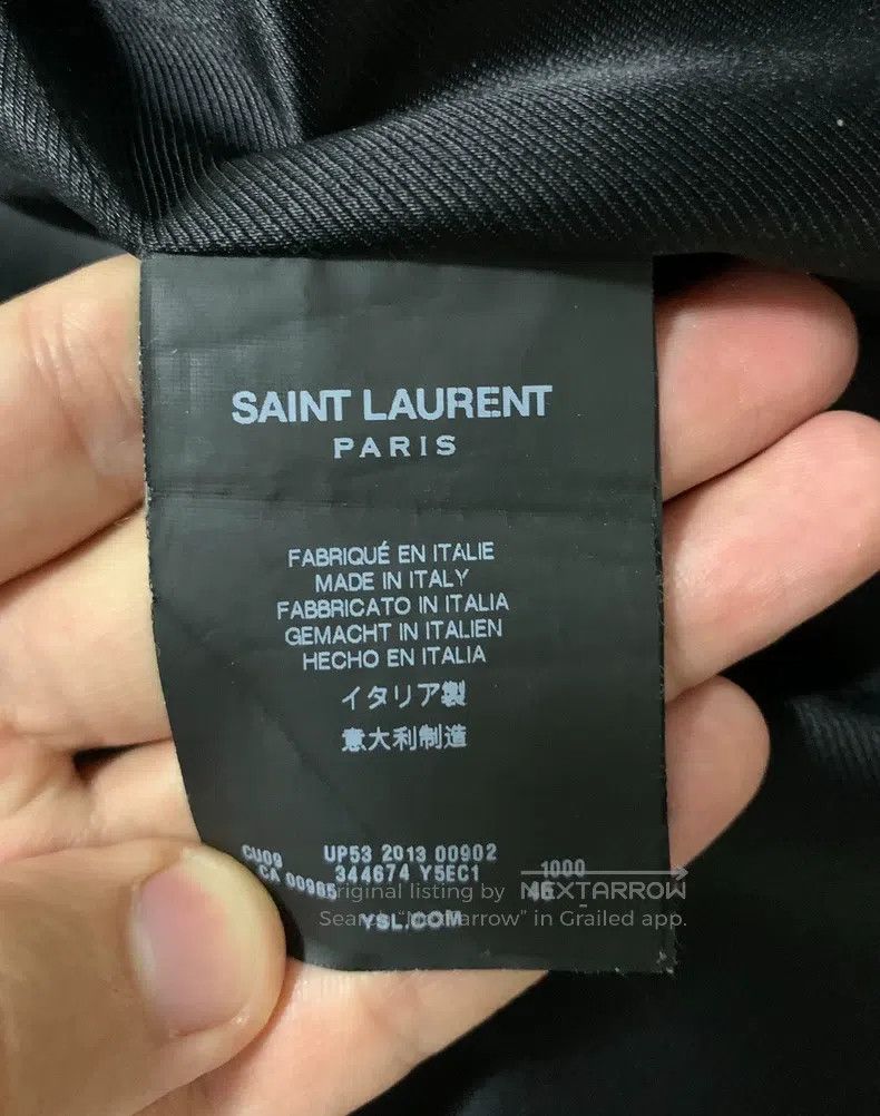 Saint Laurent Paris Saint Laurent Paris Original Year Black Lamb Fur Jacket Size US S / EU 44-46 / 1 - 4 Thumbnail