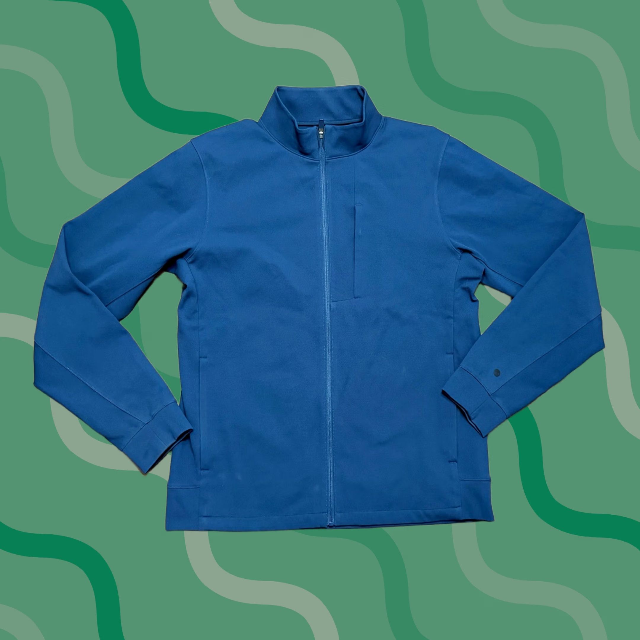 Vintage Jack Archer Mens Full Zip Lightweight Technical Jacket Blue L Jacket Size US L / EU 52-54 / 3 - 1 Thumbnail