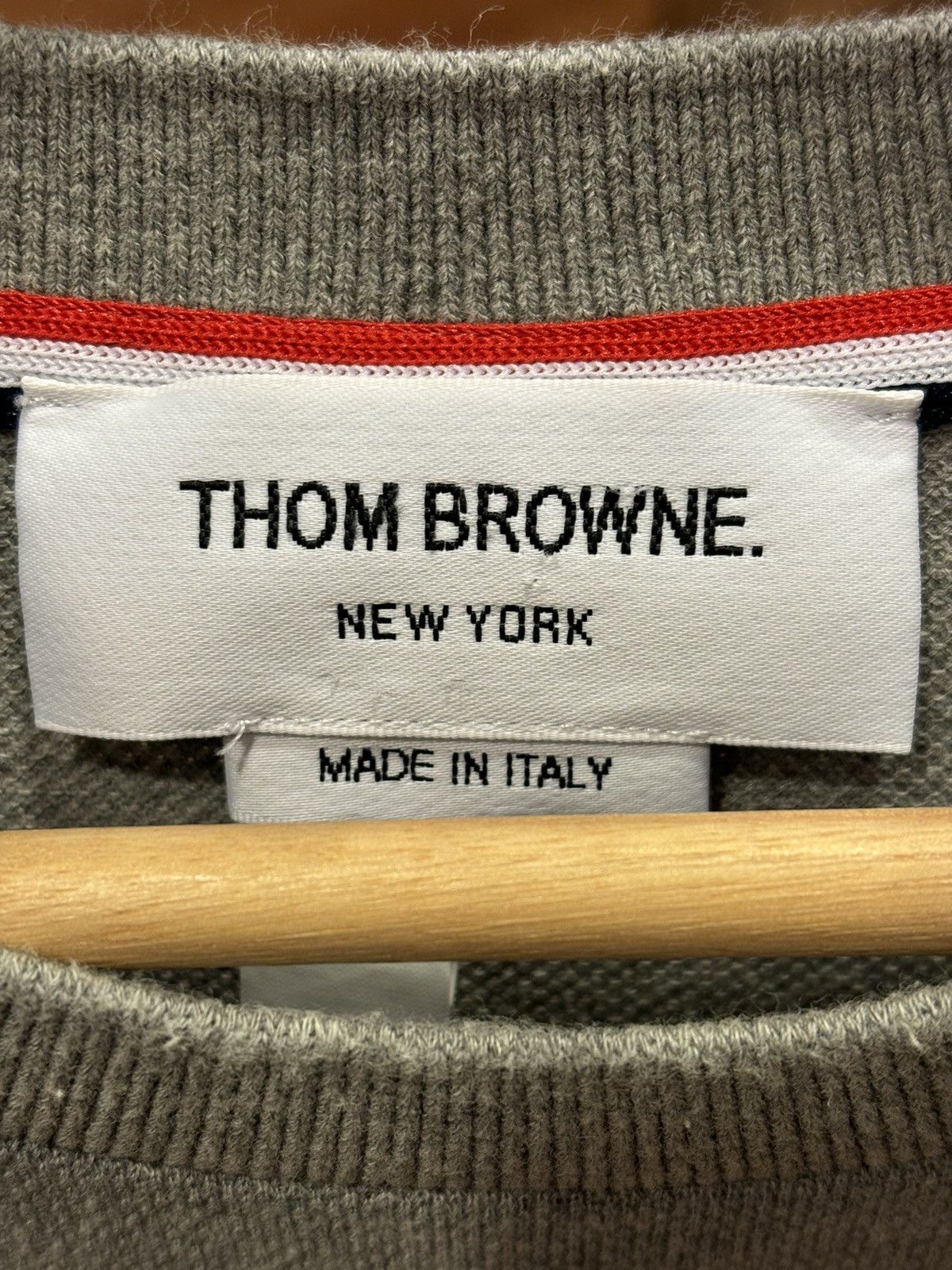 Thom Browne Thom Browne Grey Tee Size US XL / EU 56 / 4 - 3 Thumbnail