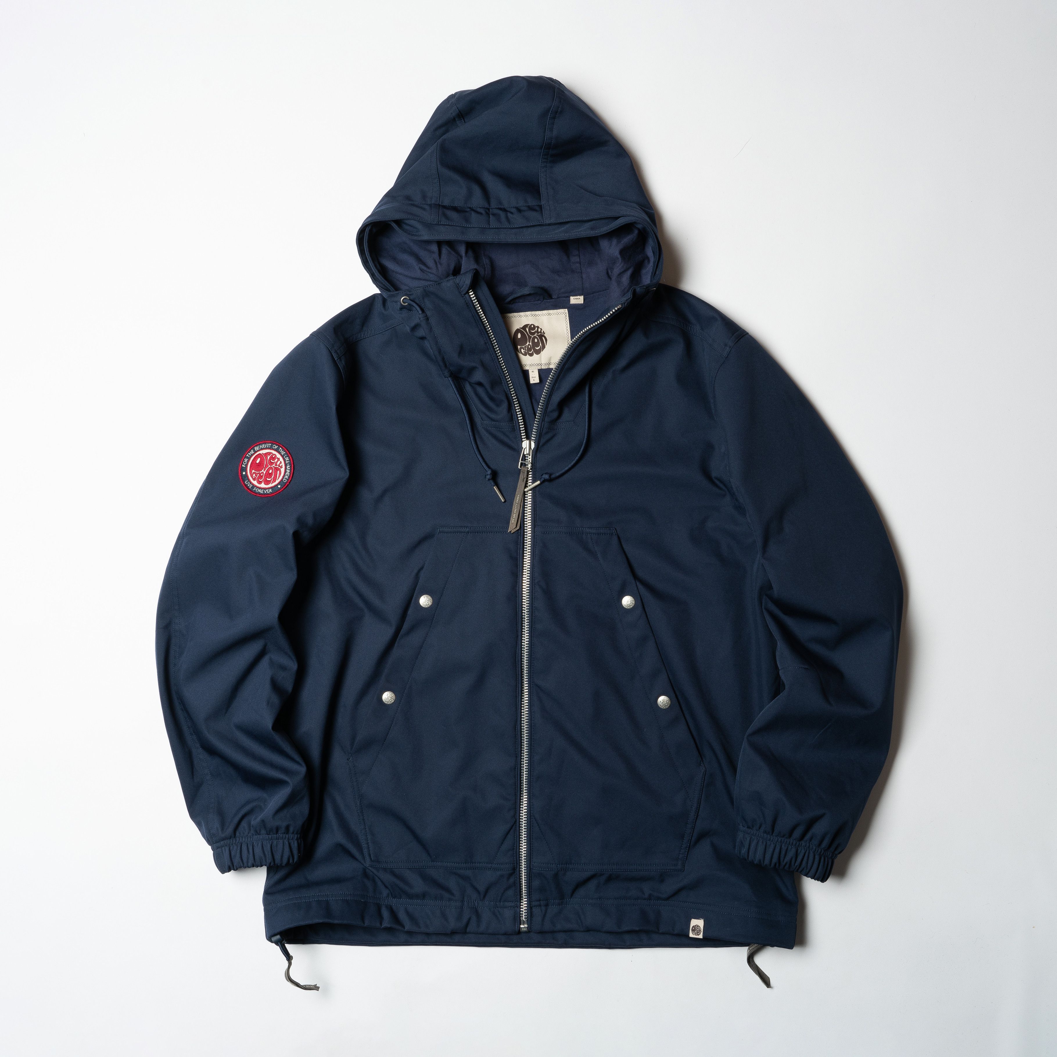 Pretty Green 🔵 PRETTY GREEN Navy Zip Up Hooded Jacket Size US XL / EU 56 / 4 - 1 Thumbnail
