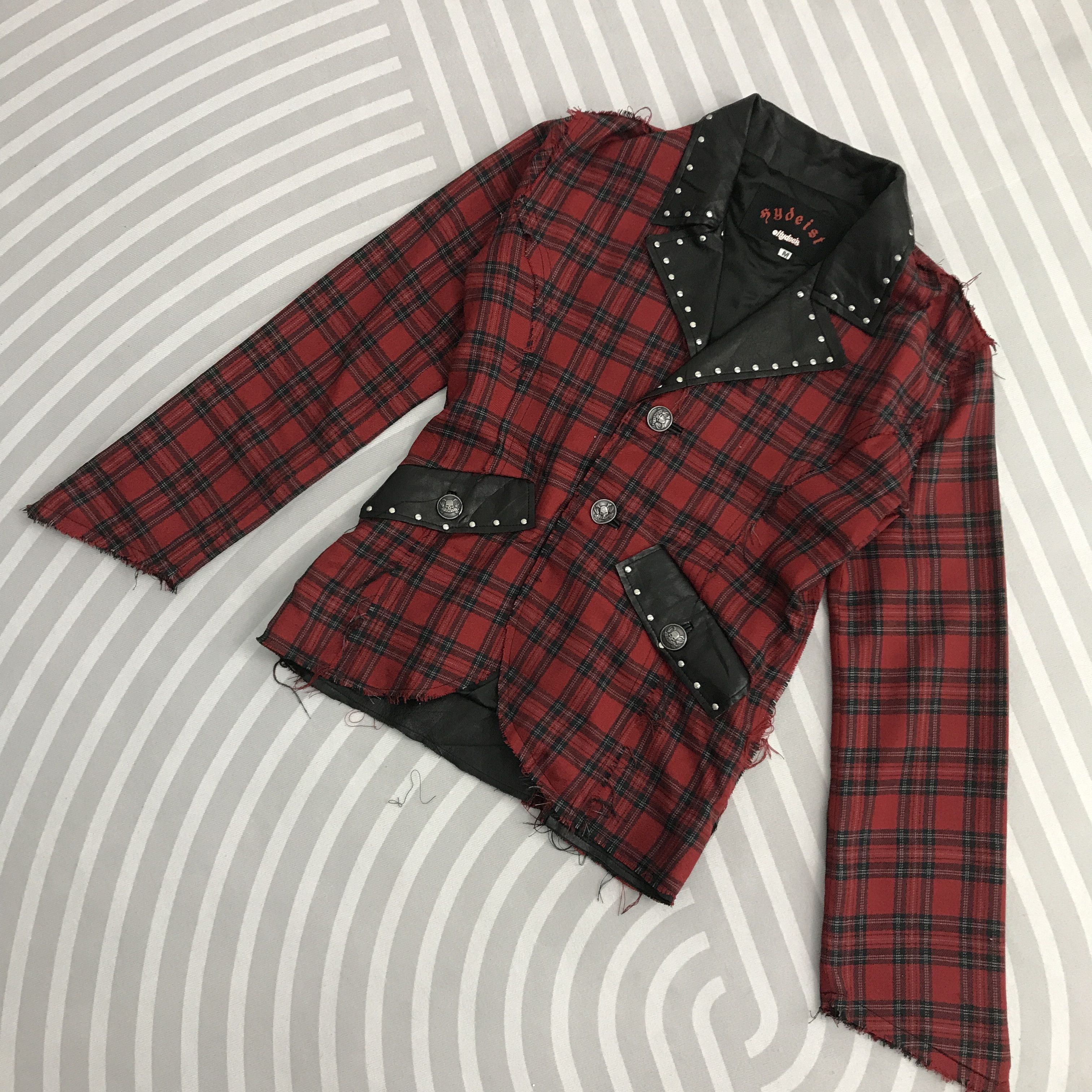 Japanese Brand × Vintage Vintage Hydeist Japan punk style design coat blazer jacket Size US M / EU 48-50 / 2 - 3 Thumbnail