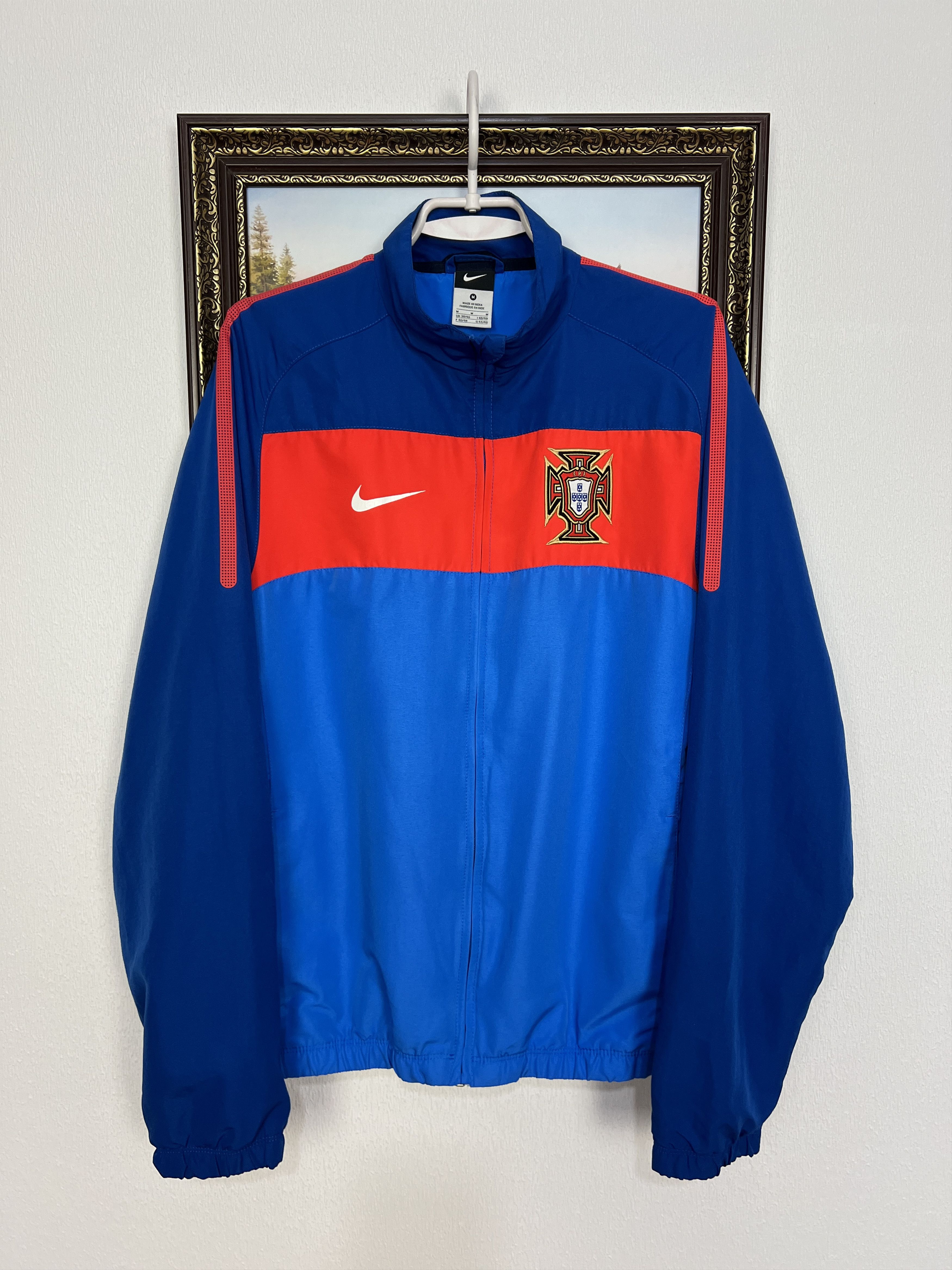 Nike Vintage Nike Portugal Football Jacket Soccer Track Top Zip Size US M / EU 48-50 / 2 - 1 Thumbnail