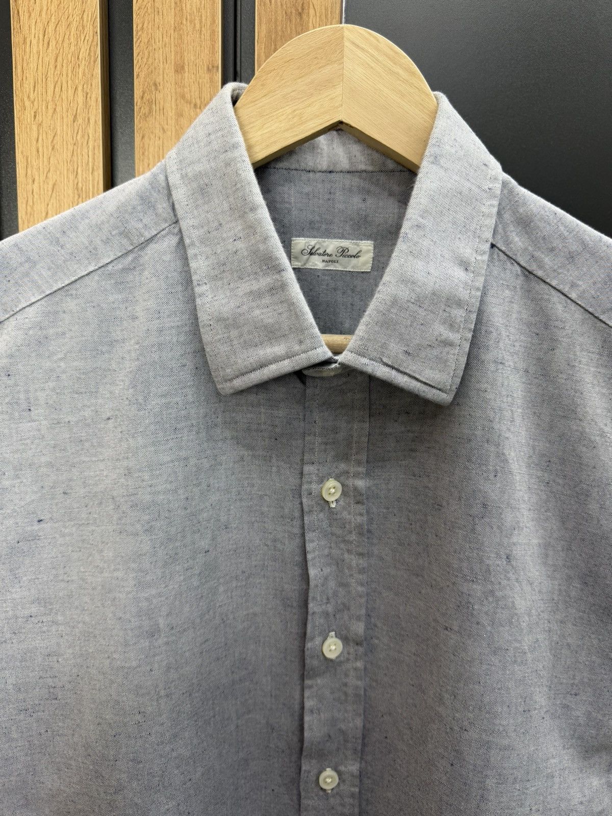 Salvatore Piccolo Salvatore Piccolo Napoli Button Up Cotton Shirt Size US L / EU 52-54 / 3 - 2 Thumbnail