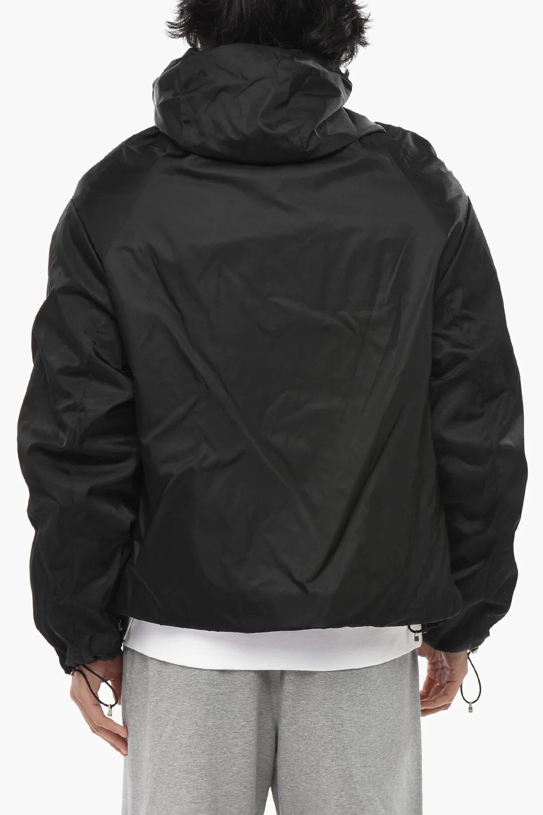 Off-White og1mm0426 Nylon Windbreaker Jacket in Black Size US M / EU 48-50 / 2 - 2 Thumbnail