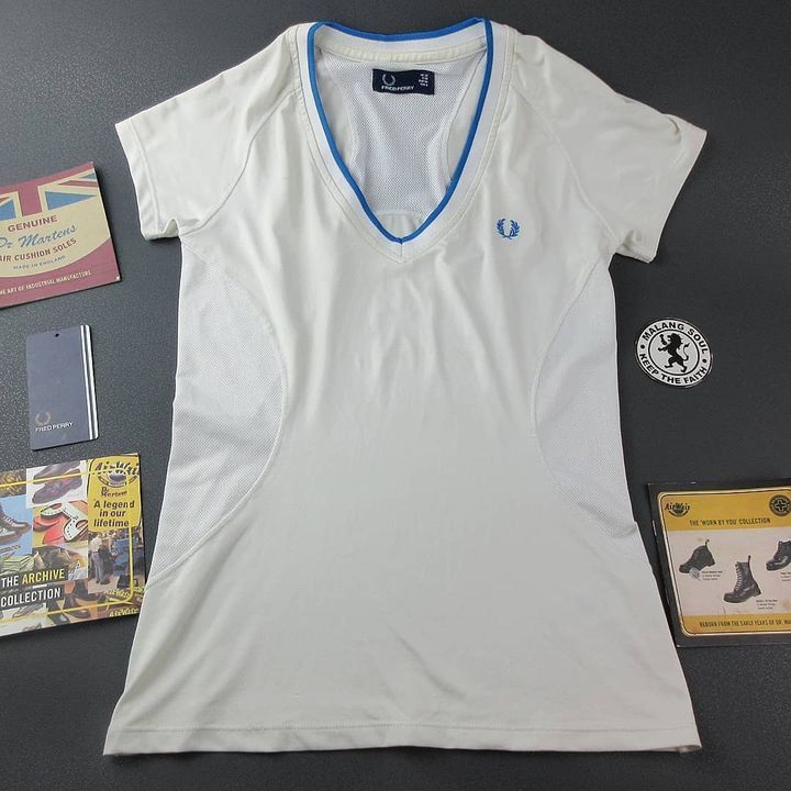 Fred Perry FredPerry sportswear White T Shirts Jersey tennis sportswear Size S / US 4 / IT 40 - 1 Thumbnail