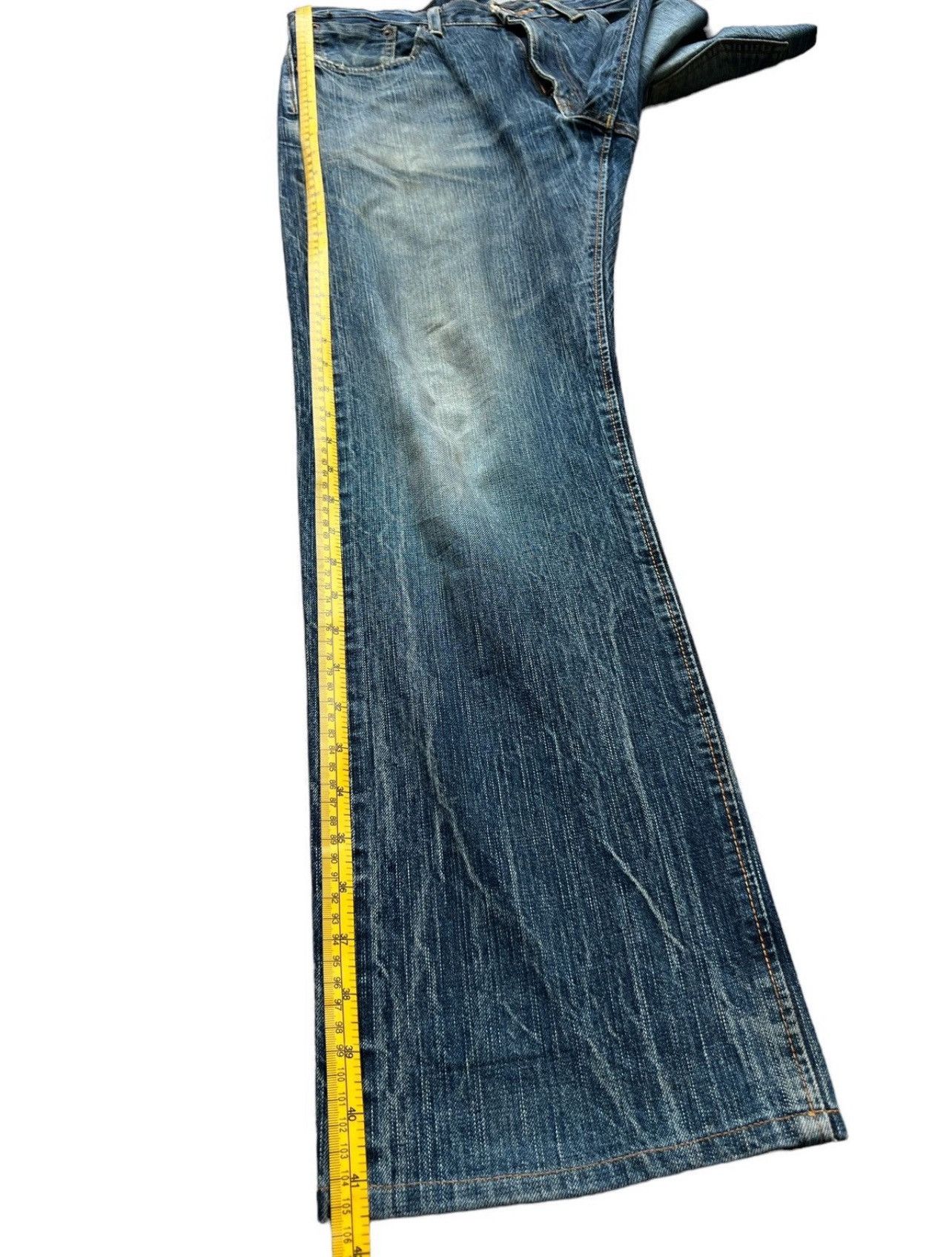 Edwin Vintage Edwin 505zx Selvedge Distressed Denim Jeans 33x31 Size US 33 - 17 Thumbnail
