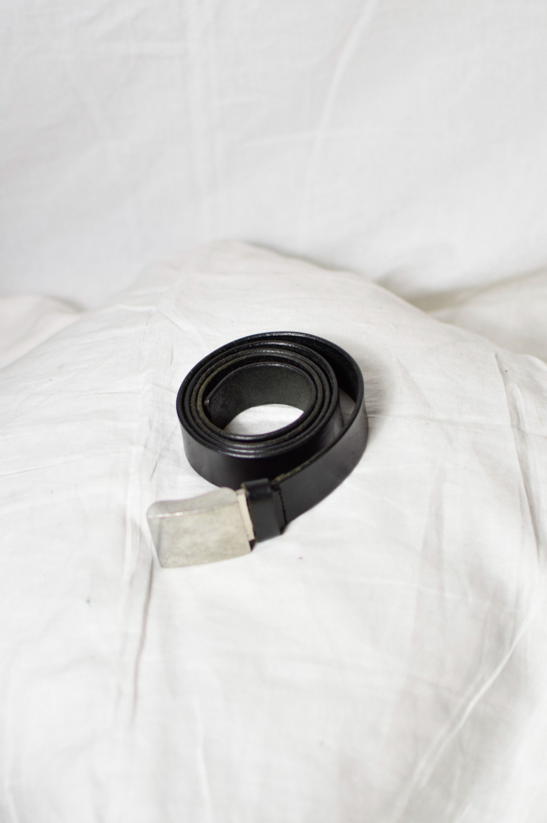 Yohji Yamamoto Y's for Men Block Buckle Belt - MA-F91-719 Size ONE SIZE - 2 Thumbnail