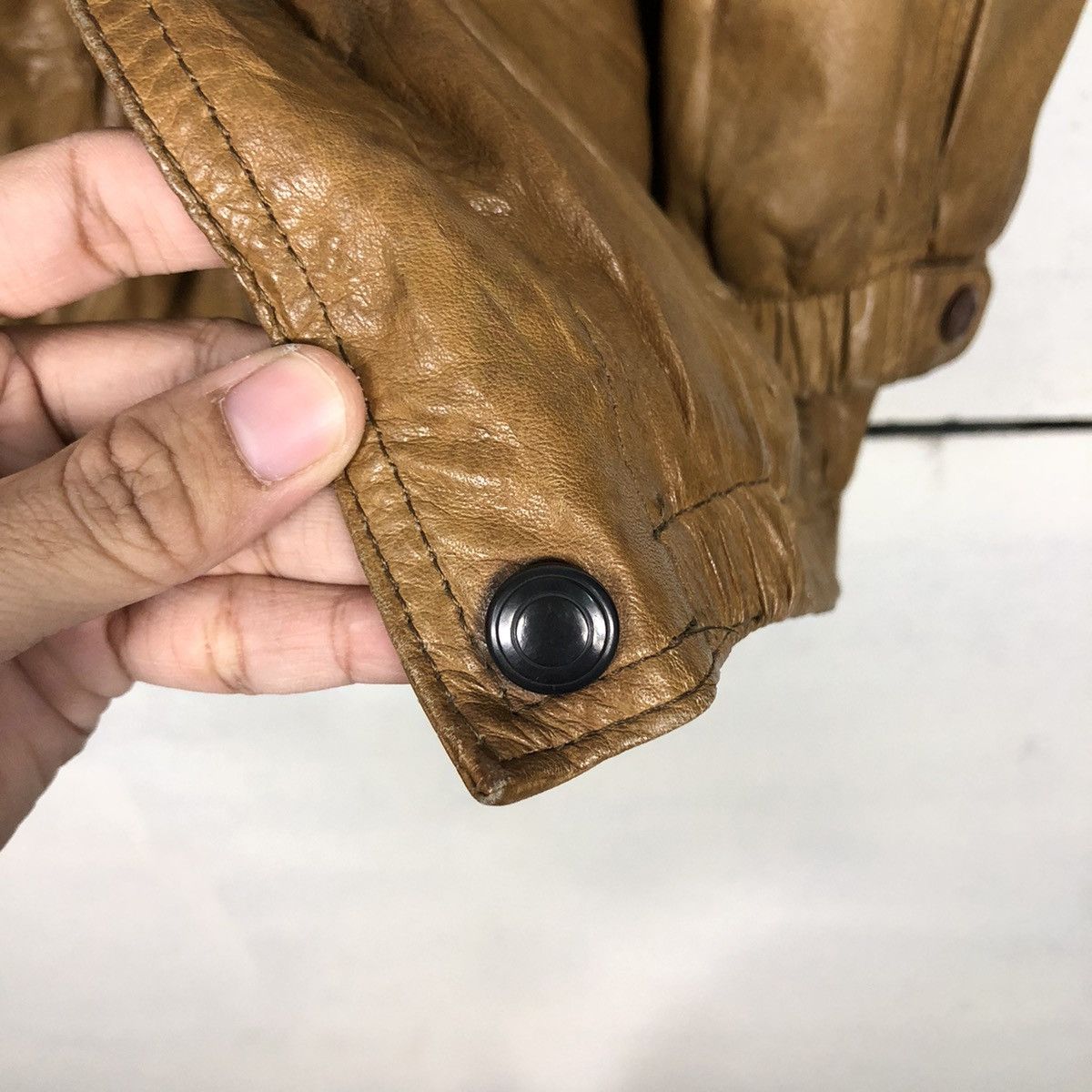 Japanese Brand × Vintage 📌Vintage Biker Leather Jacket Bleriot Size US L / EU 52-54 / 3 - 17 Thumbnail