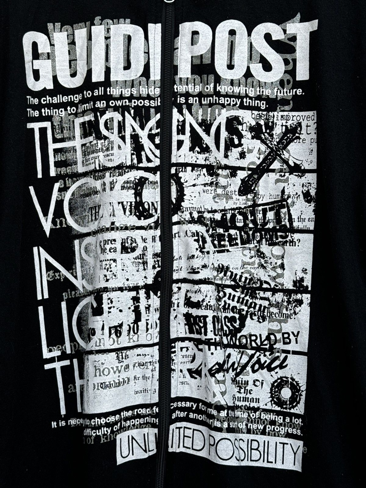 Japanese Brand Beaumont Carr Punk Riot Poem Rope Hoodies Size US XXL / EU 58 / 5 - 4 Thumbnail