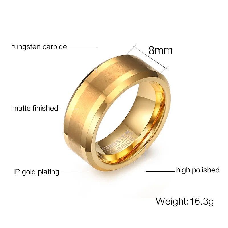 Other Real Tungsten Ring Size ONE SIZE - 2 Thumbnail