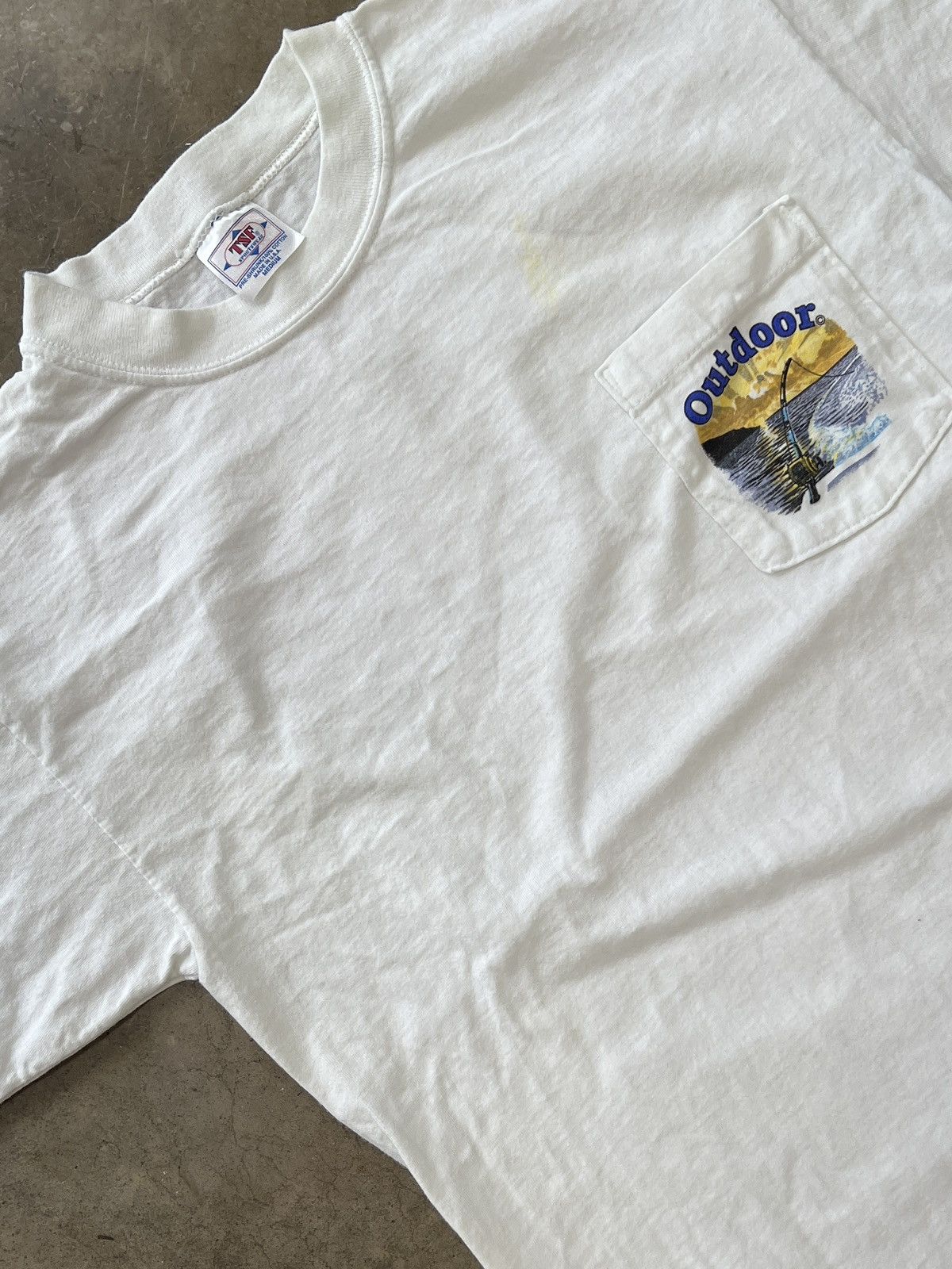 Vintage Vintage 1995 Outdoor Nature Ocean Pocket Tee Medium Size US M / EU 48-50 / 2 - 4 Thumbnail