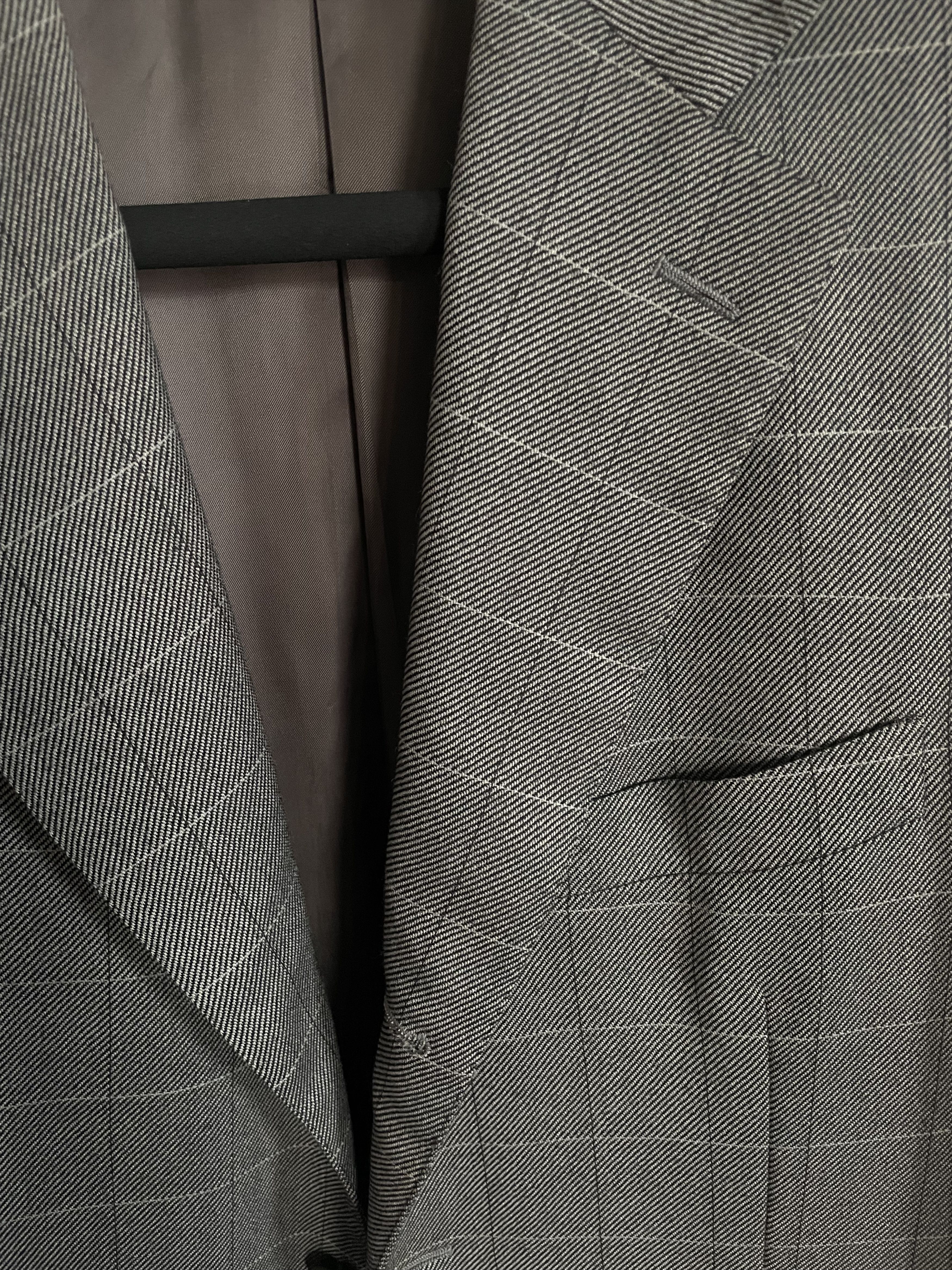 Dillard's Grey Check Blazer Size 38R - 3 Thumbnail