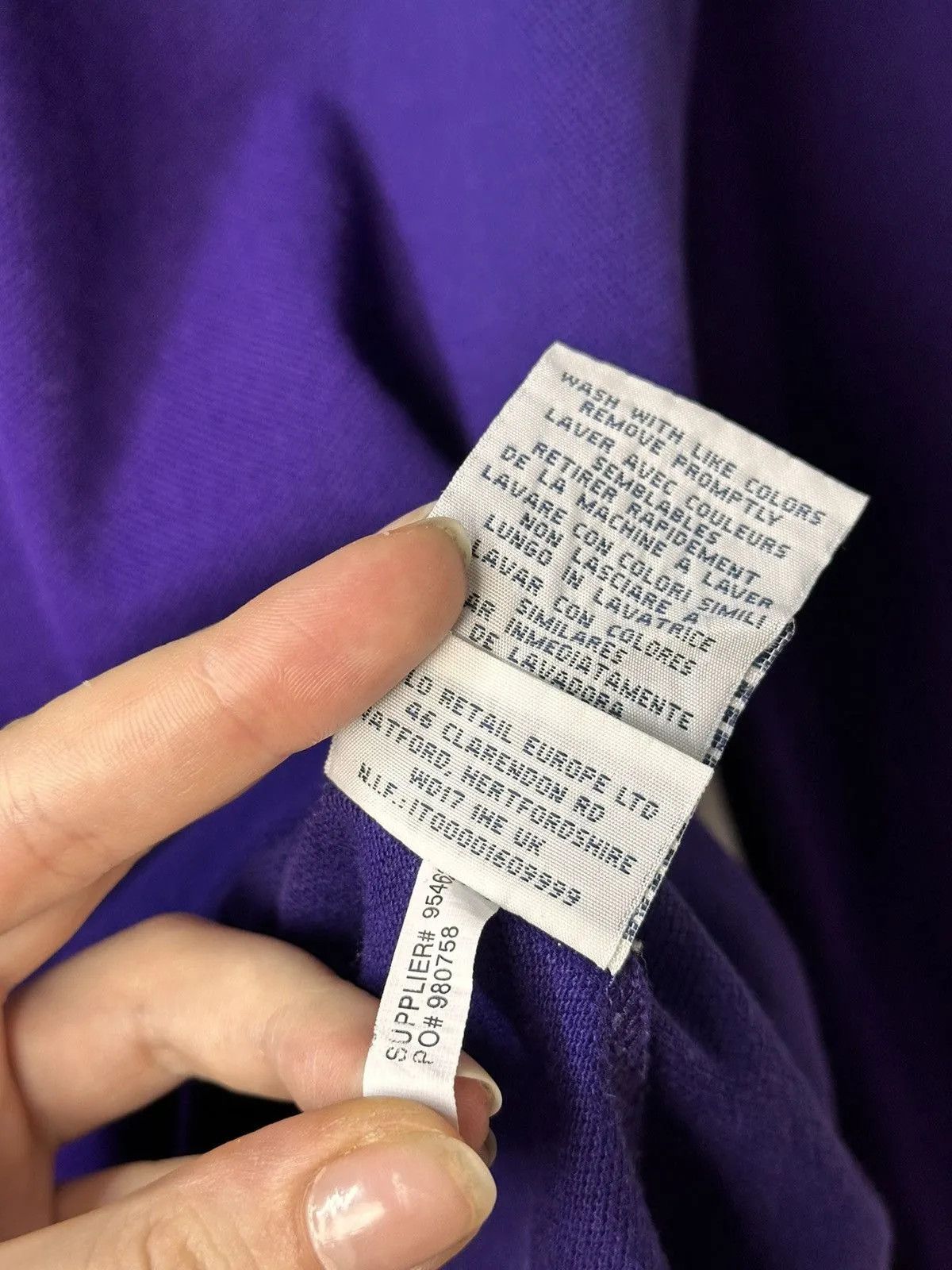 Polo Ralph Lauren Vintage Polo Ralph Lauren Regby T-shirt Purple Label RRL Y2k Size US M / EU 48-50 / 2 - 9 Thumbnail