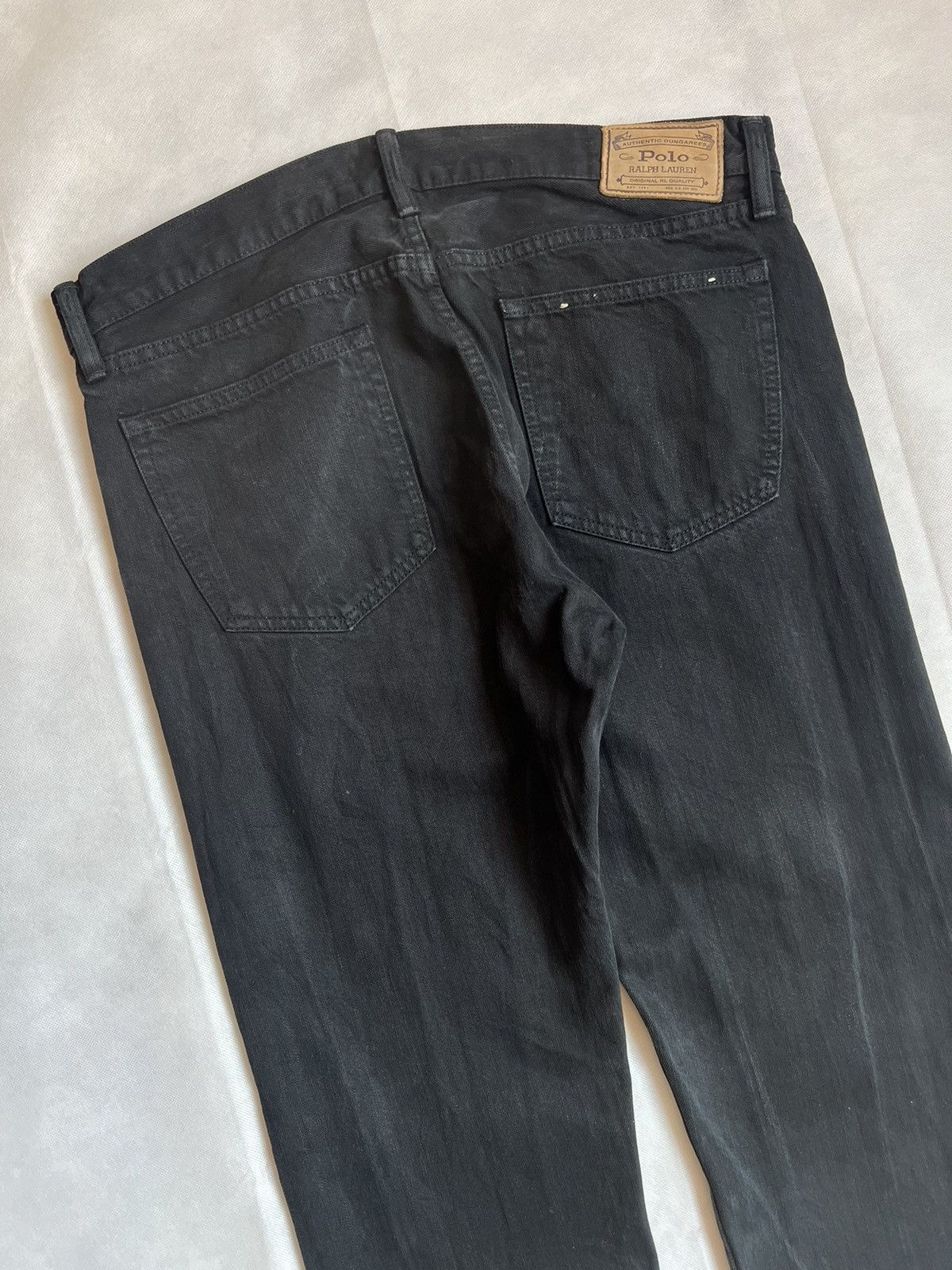 Polo Ralph Lauren Vintage Polo Ralph Lauren RL Black Denim Size US 37 - 12 Thumbnail